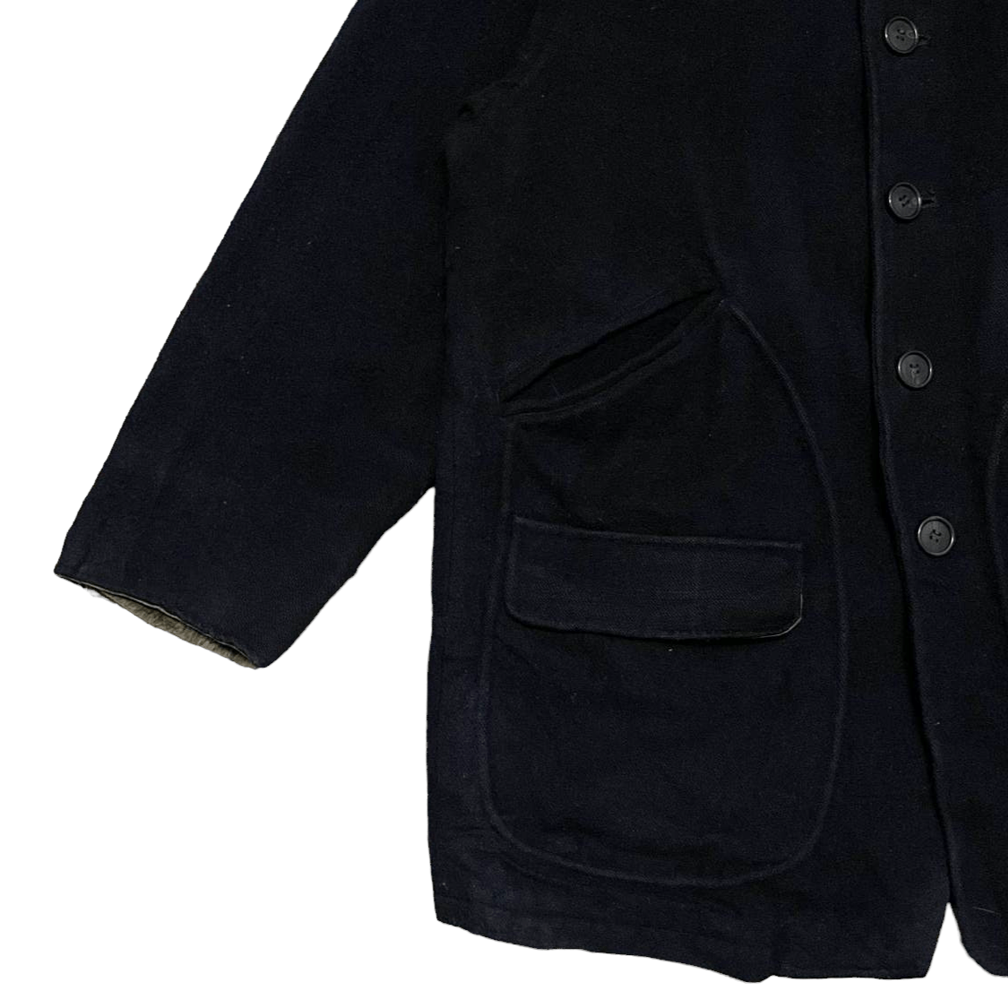 Japanese Brand Vtg Basic & Highest by Mac Hope Wool Jacket Corduroy Collar Size US M / EU 48-50 / 2 - 3 Thumbnail
