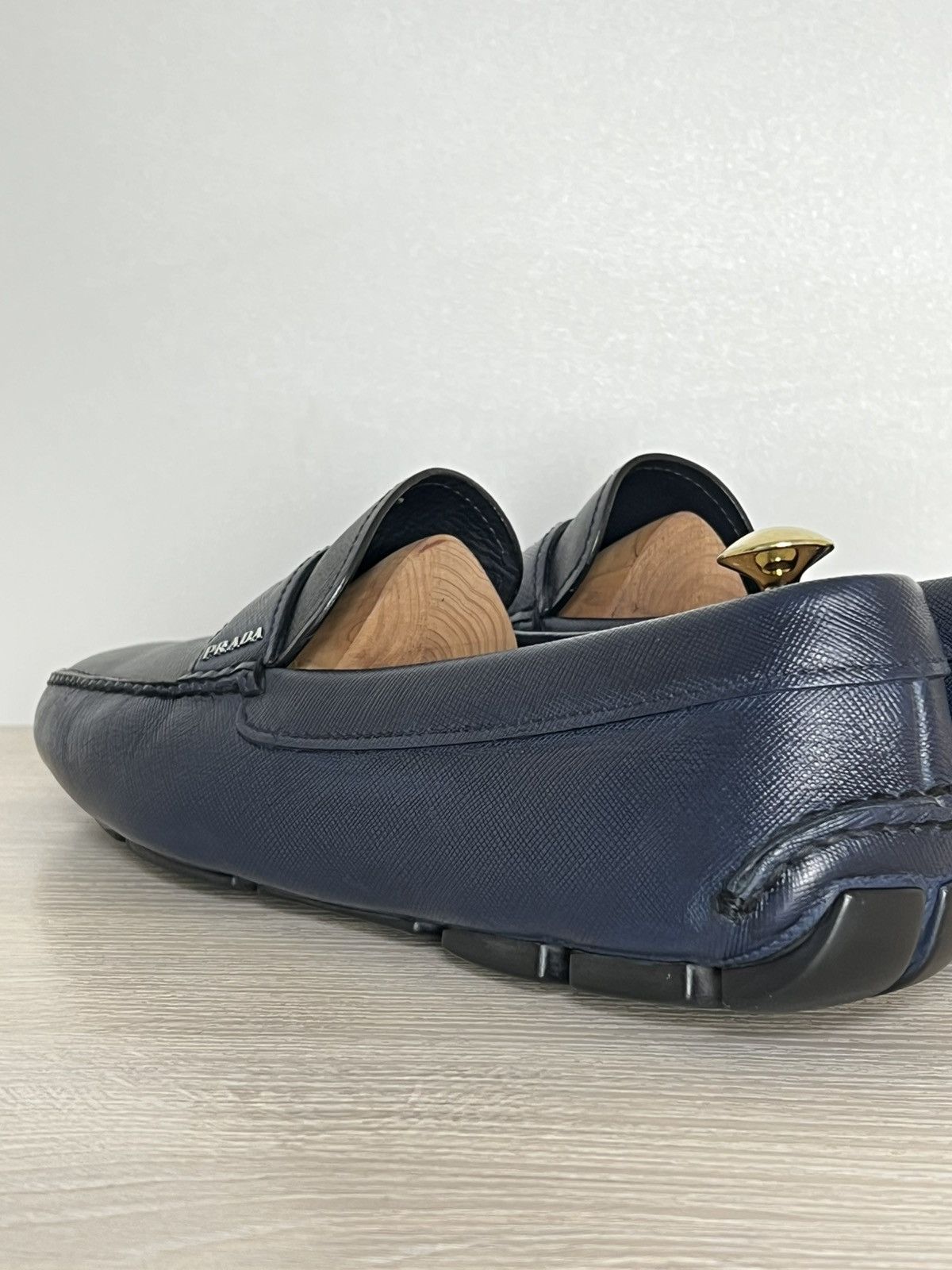 Prada Prada Saffiano Bi-Color Driving Loafers 2DD001 Size US 9.5 / EU 42-43 - 11 Thumbnail