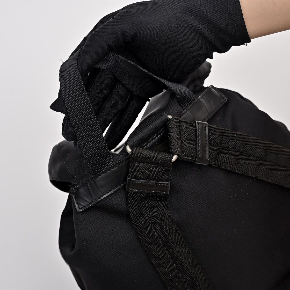 Prada Prada Small Re-Nylon Black Backpack Size ONE SIZE - 22 Thumbnail