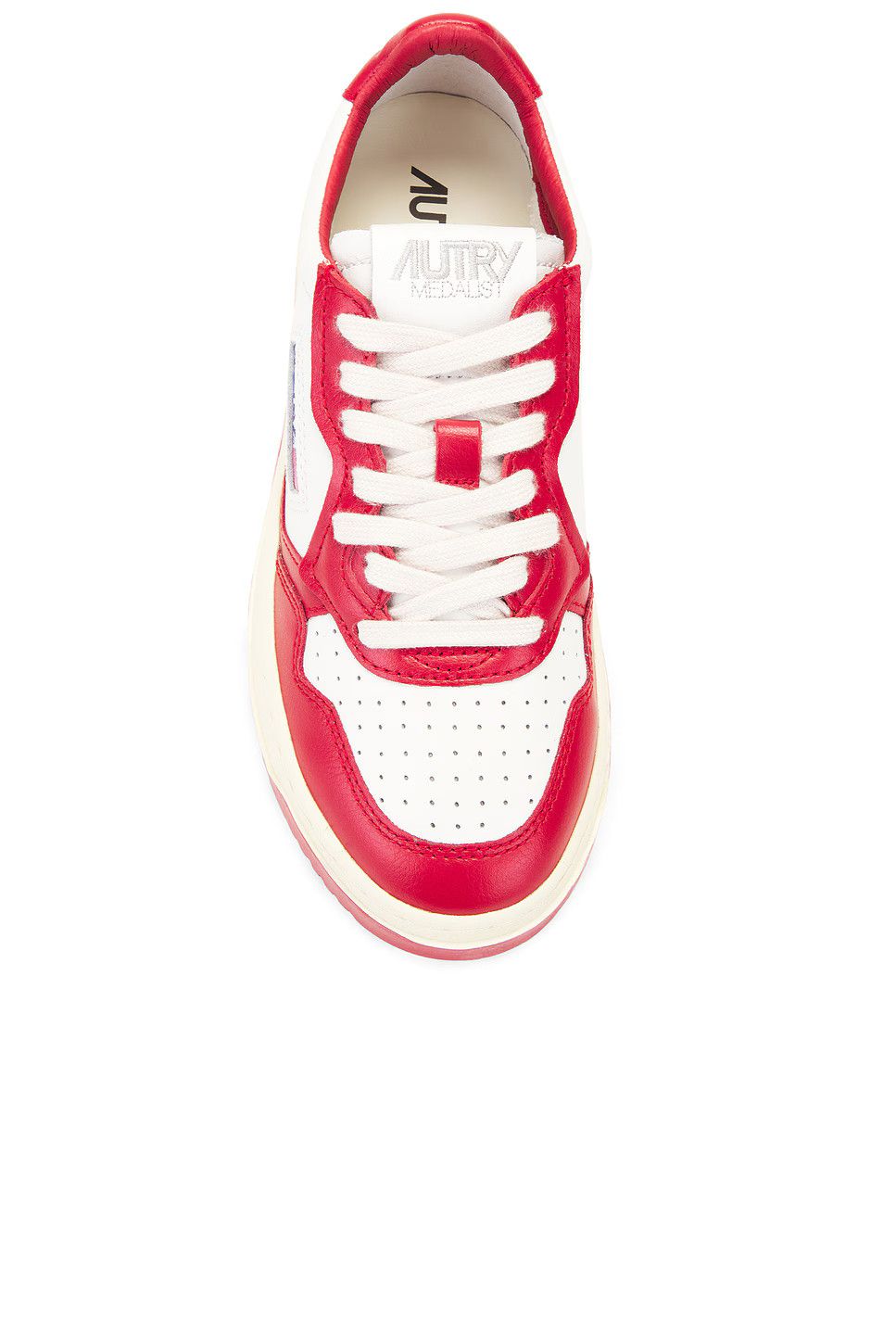 AUTRY o1y0725 Leather Low-Top Sneakers in Red/White Size US 9 / IT 39 - 5 Thumbnail