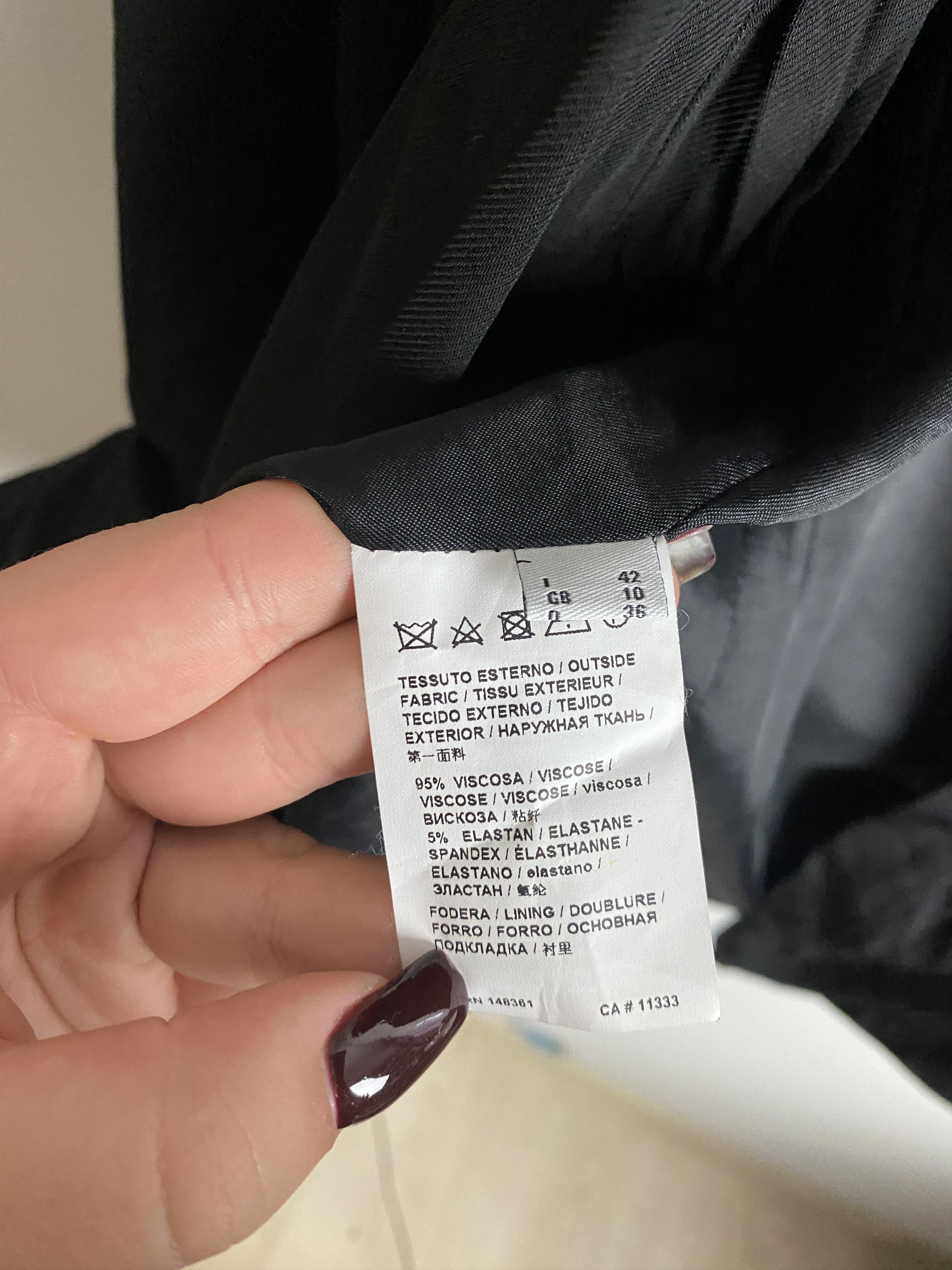 Pinko Pinko black viscose blazer jacket Size M / US 6-8 / IT 42-44 - 4 Thumbnail