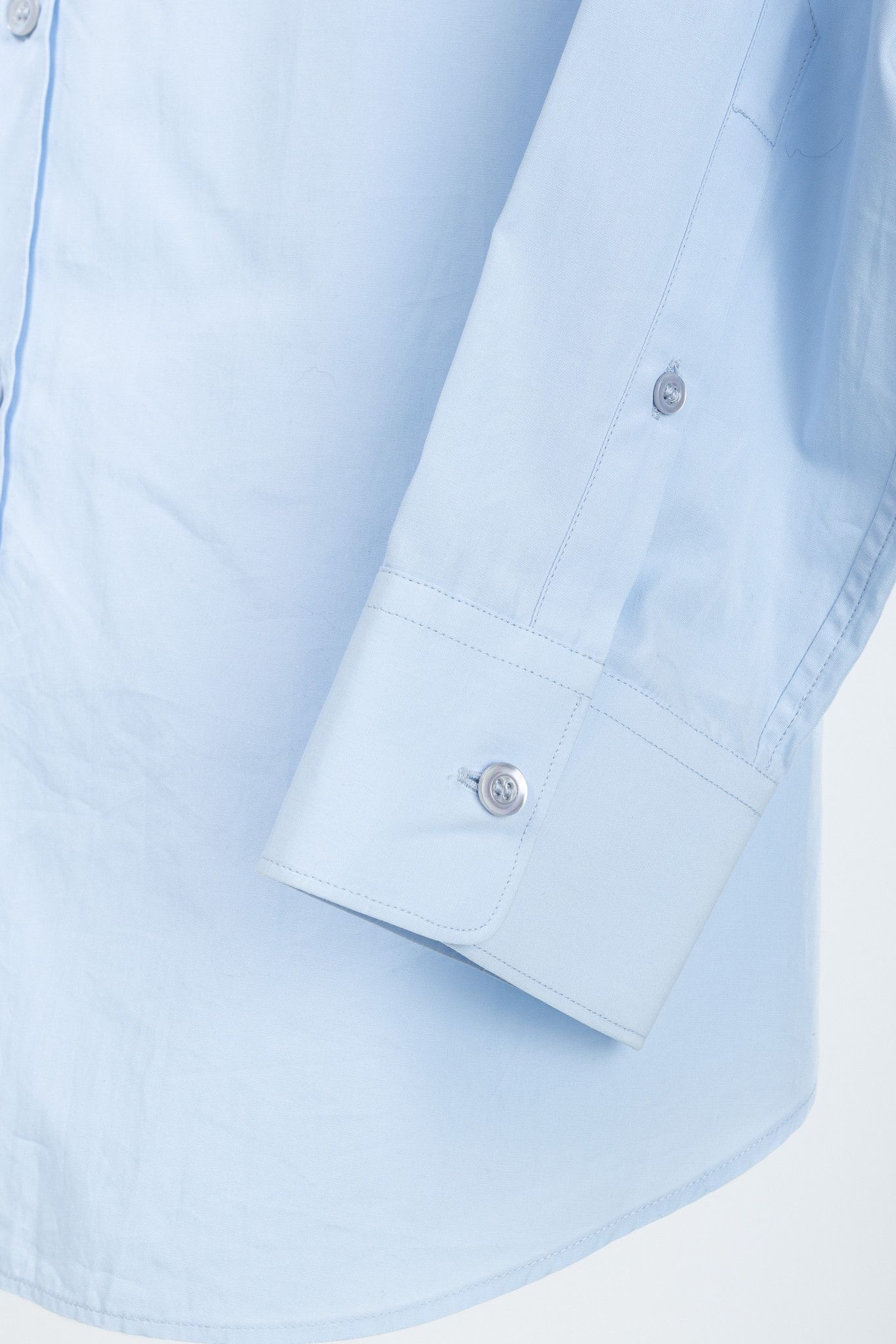Alexander McQueen Alexander McQueen Cotton-Poplin Grosgrain-Trim Button Shirt Size US XL / EU 56 / 4 - 8 Thumbnail