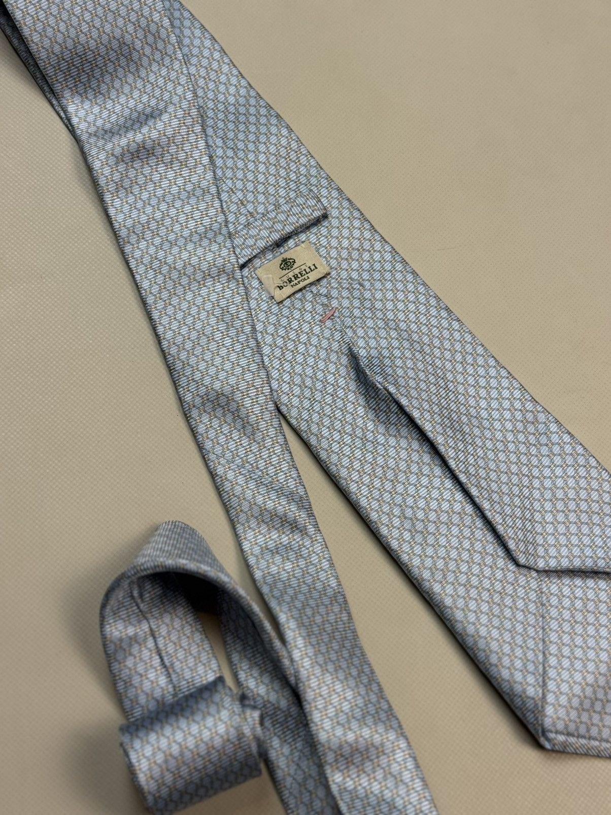 Luigi Borrelli Luigi Borrelli Napoli Silk Geometric Pattern Tie Size ONE SIZE - 3 Thumbnail