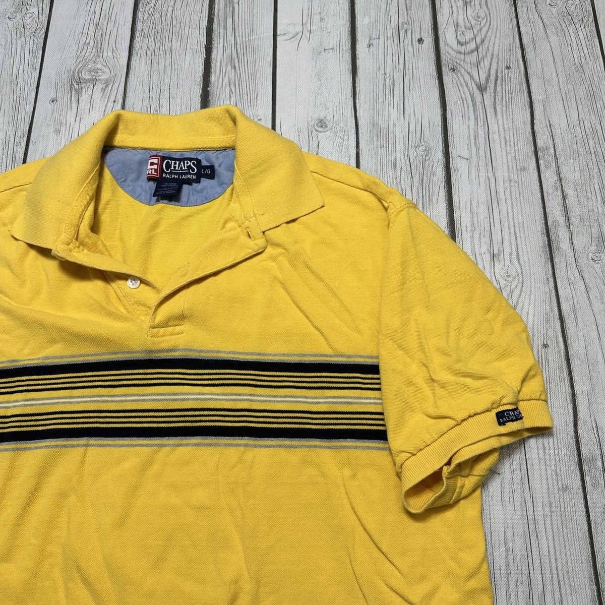 Chaps Ralph Lauren × Vintage Vintage Chaps Ralph Lauren polo shirt Size US L / EU 52-54 / 3 - 3 Thumbnail