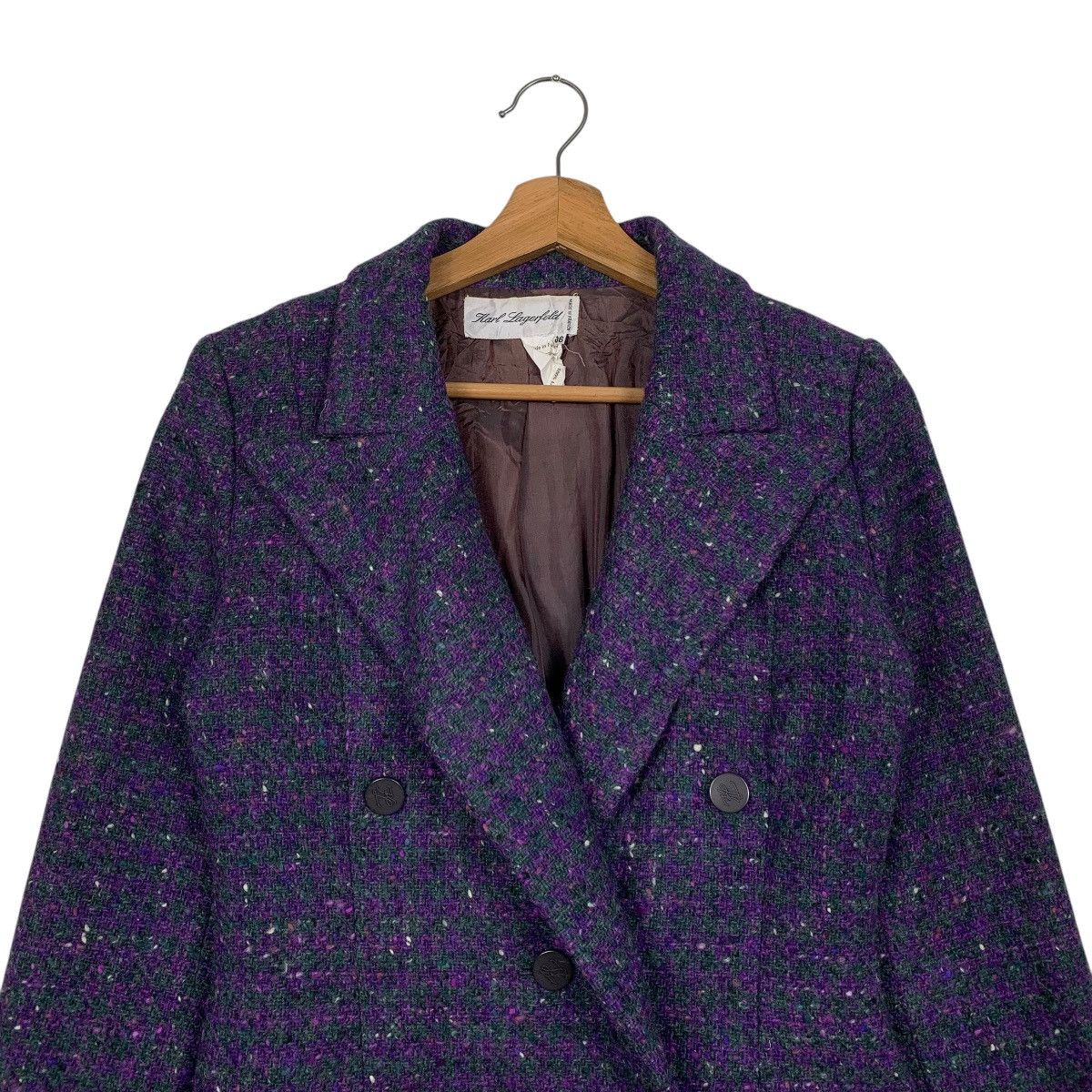 Karl Lagerfeld Karl Lagerfeld Double Breasted Women Jacket Size XS / US 0-2 / IT 36-38 - 2 Thumbnail