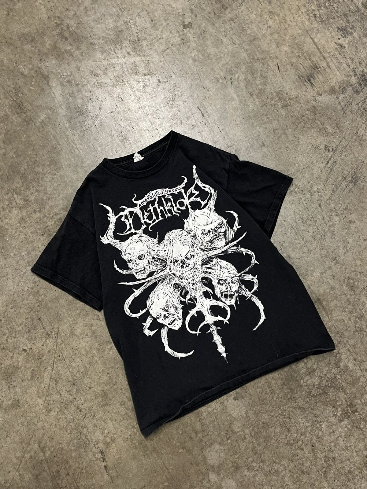 Band Tees × Vintage Vintage 2000s Metalocalypse Dethklok shirt grunge opium Size US M / EU 48-50 / 2 - 5 Thumbnail