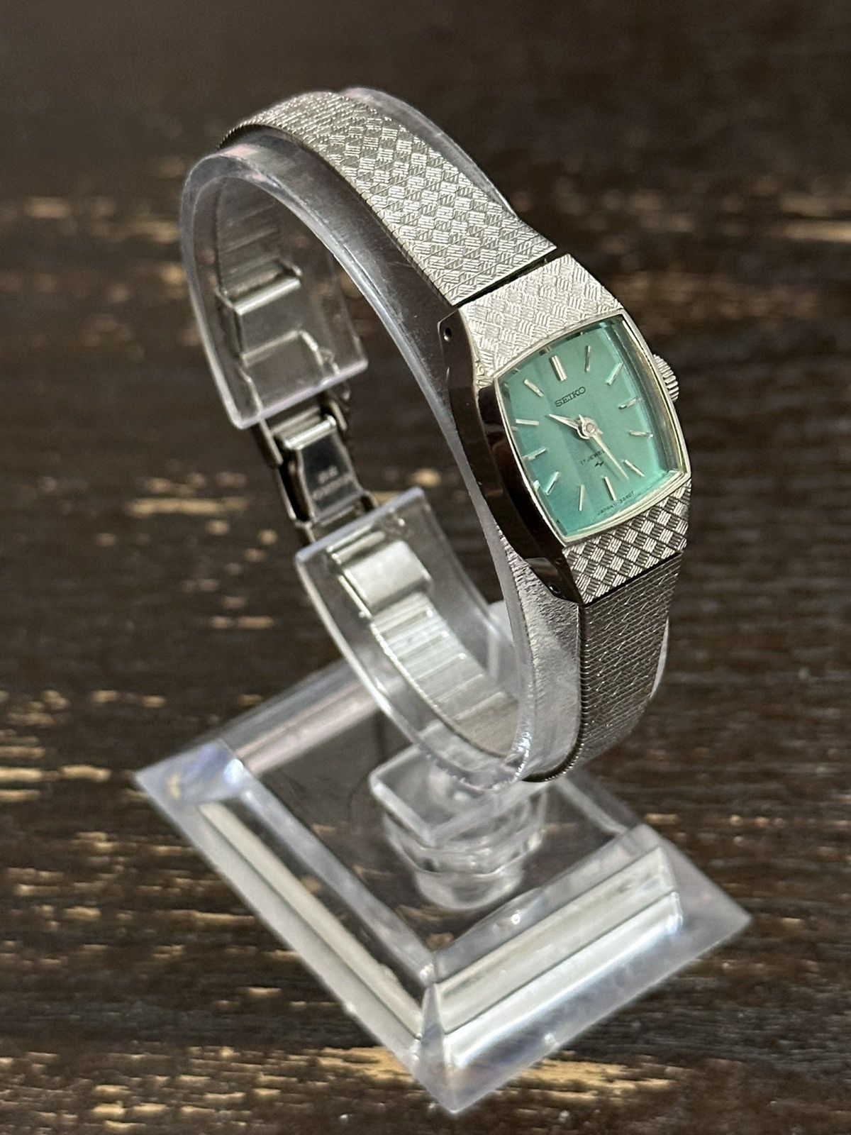 Seiko 1975 Seiko Manual Wind "Tiffany Dial" Rarest Steel Watch Size ONE SIZE - 1 Thumbnail