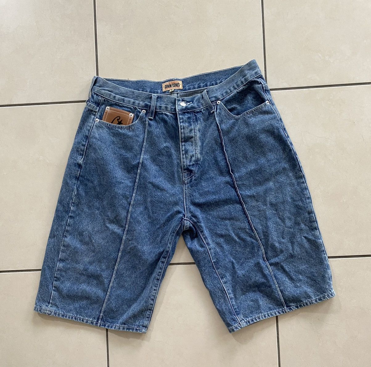 Corteiz Cortiez C-Star Denim Jorts - XL | Grailed