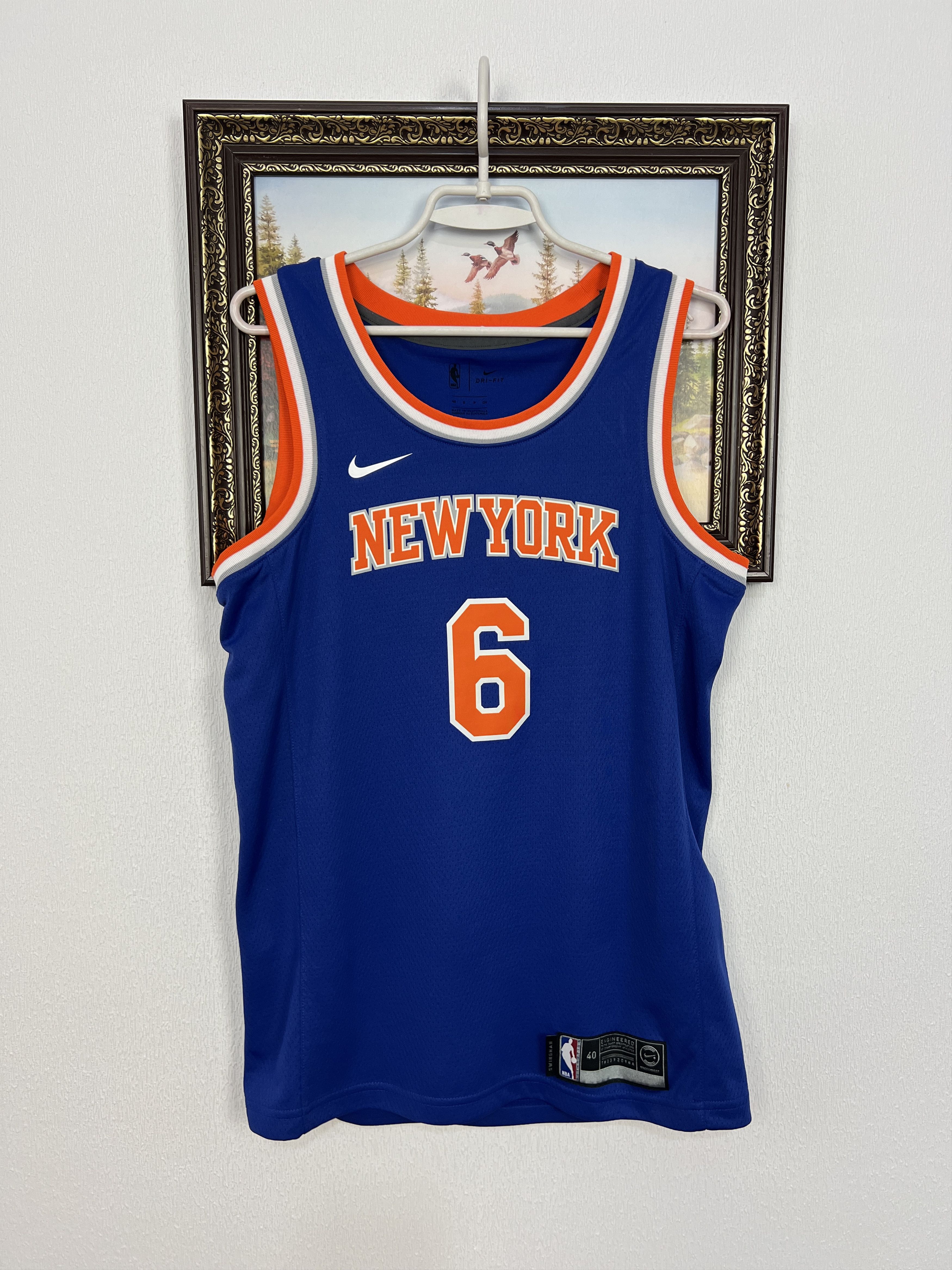 Nike New York Knicks NBA Jersey #6 Porzingis Shirt Trikot Rare Size US S / EU 44-46 / 1 - 1 Thumbnail