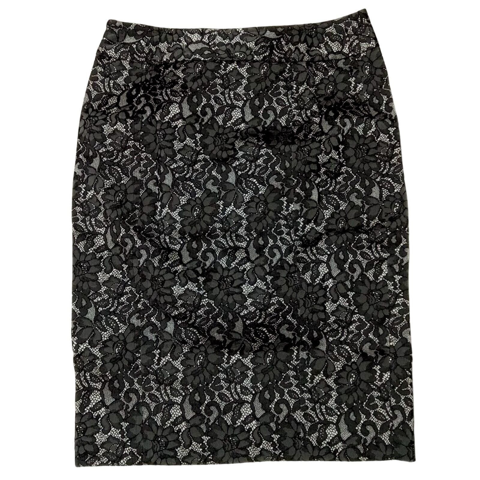 & Other Stories Worthington Lace Pencil Skirt 6 Women's Stretch Straight Size 28" / US 6 / IT 42 - 2 Thumbnail