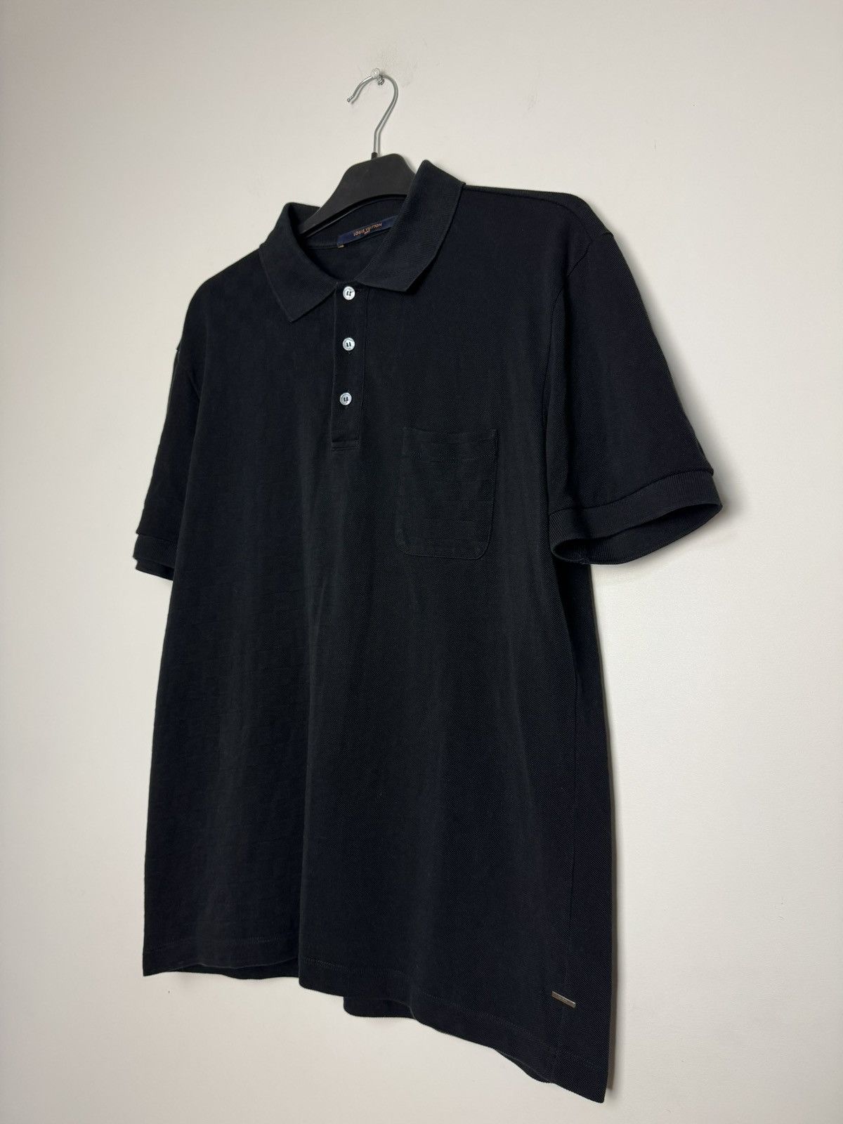 Louis Vuitton Louis Vuitton By Virgil Abloh Damier Polo Pocket Shirt Black Size US L / EU 52-54 / 3 - 4 Thumbnail