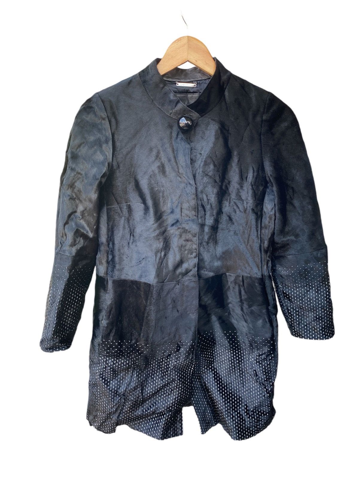 Armani Giorgio Armani Cow Leather Trechcoat Size S / US 4 / IT 40 - 1 Thumbnail