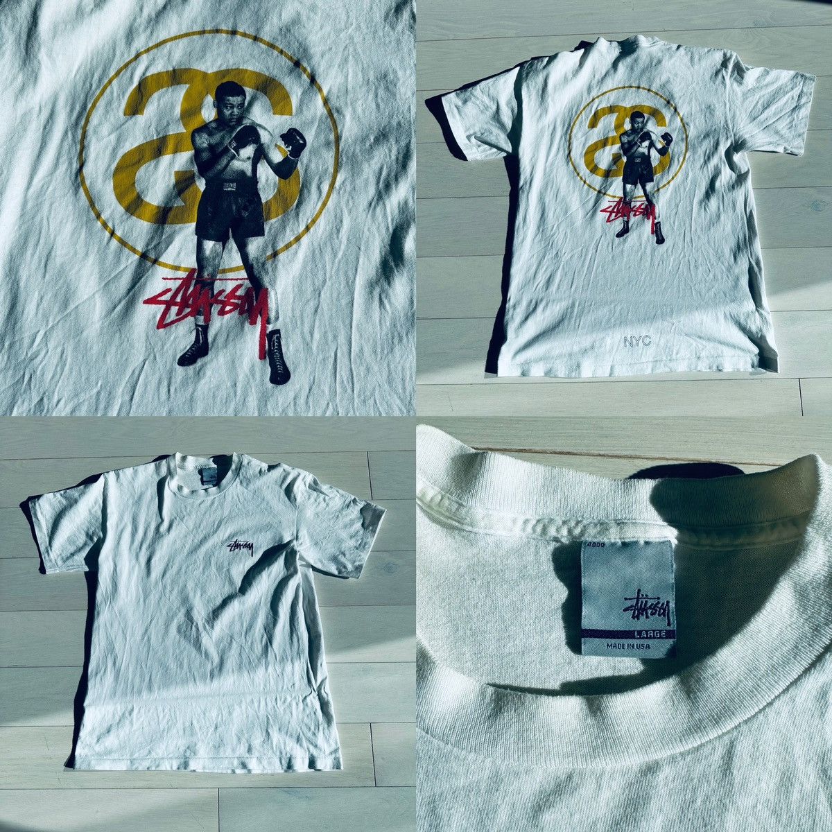 Stussy 4 pcs vintage 90s STUSSY L tee set NYC SOHO EXCLUSIVE Size US L / EU 52-54 / 3 - 8 Thumbnail