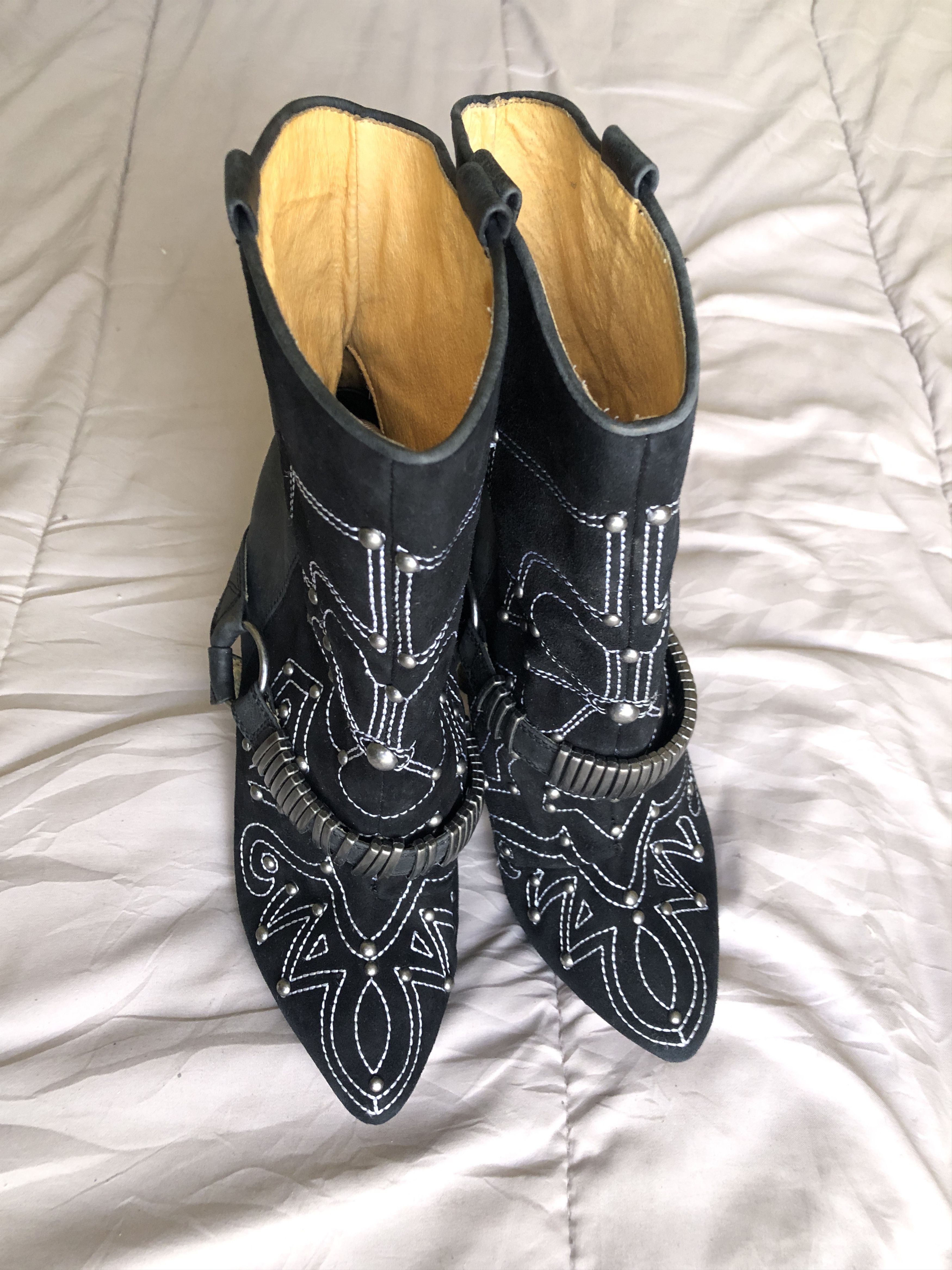 image of Buffalo London Y2K Boots in Black Ex, Women's (Size 9)