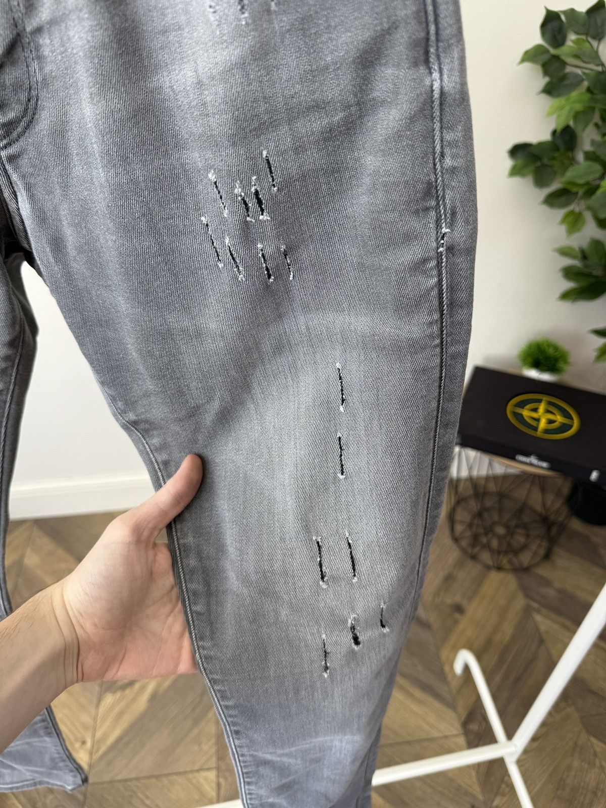 G-Star Vintage G-Star RAW Men's REVEND SKINNY JEANS Slim Grey Wash Size US 31 - 7 Thumbnail