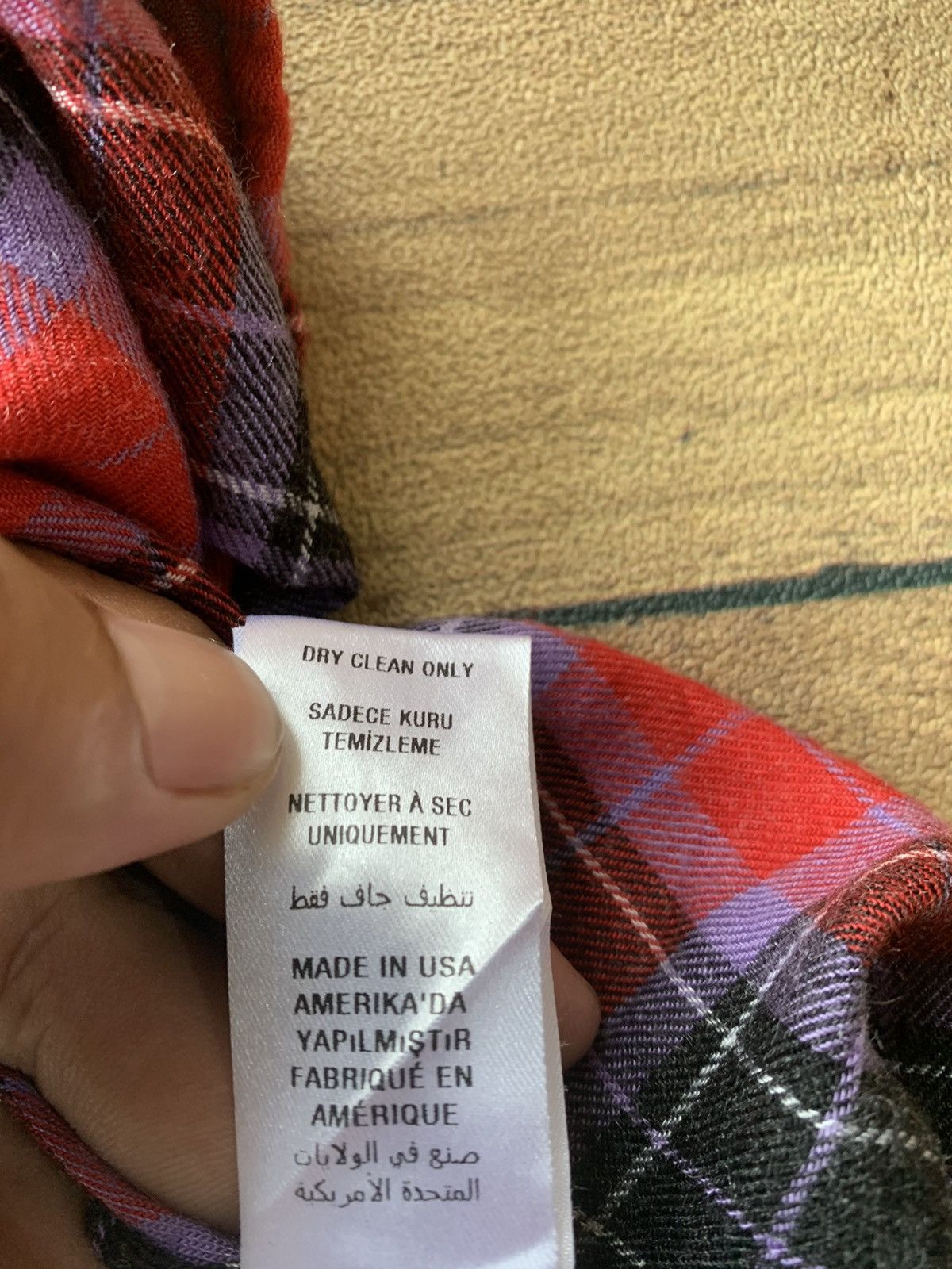 Opening Ceremony Opening ceremony oversized neck plaid blouse Size L / US 10 / IT 46 - 8 Thumbnail