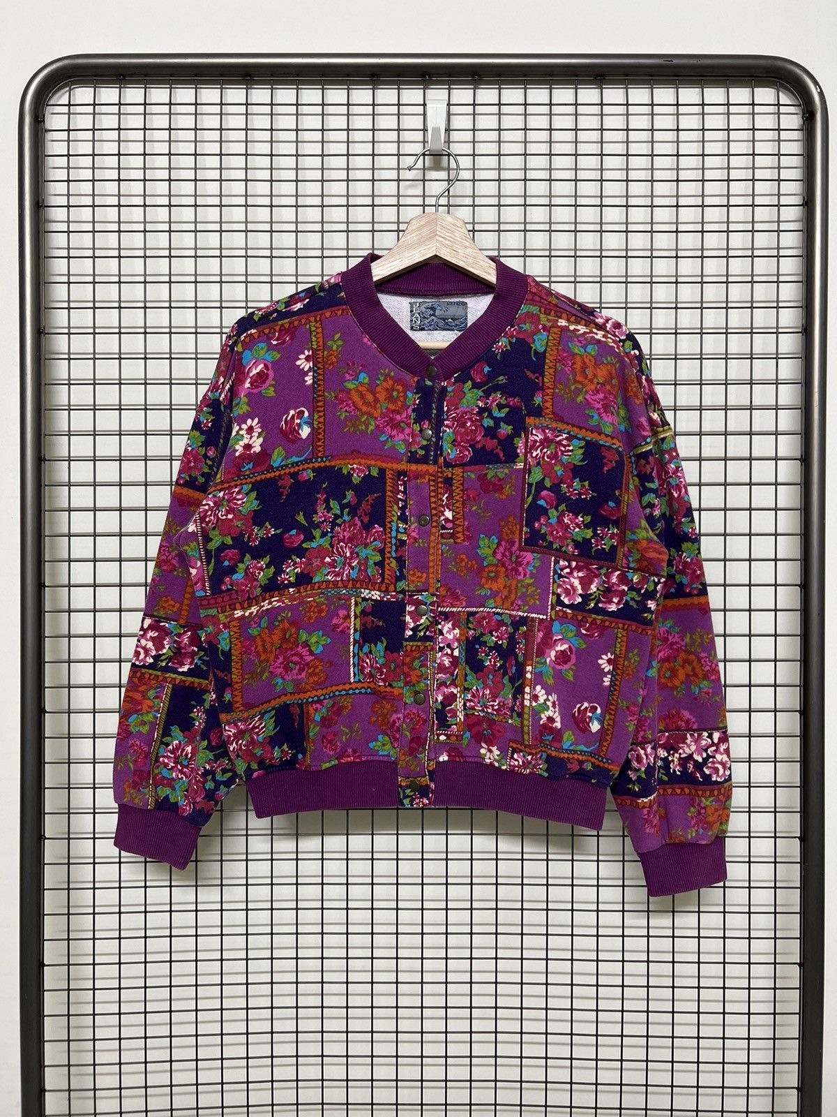 Japanese Brand × Kenzo Kenzo Jeans Flower Full Print Button Varsity Size S / US 4 / IT 40 - 3 Thumbnail