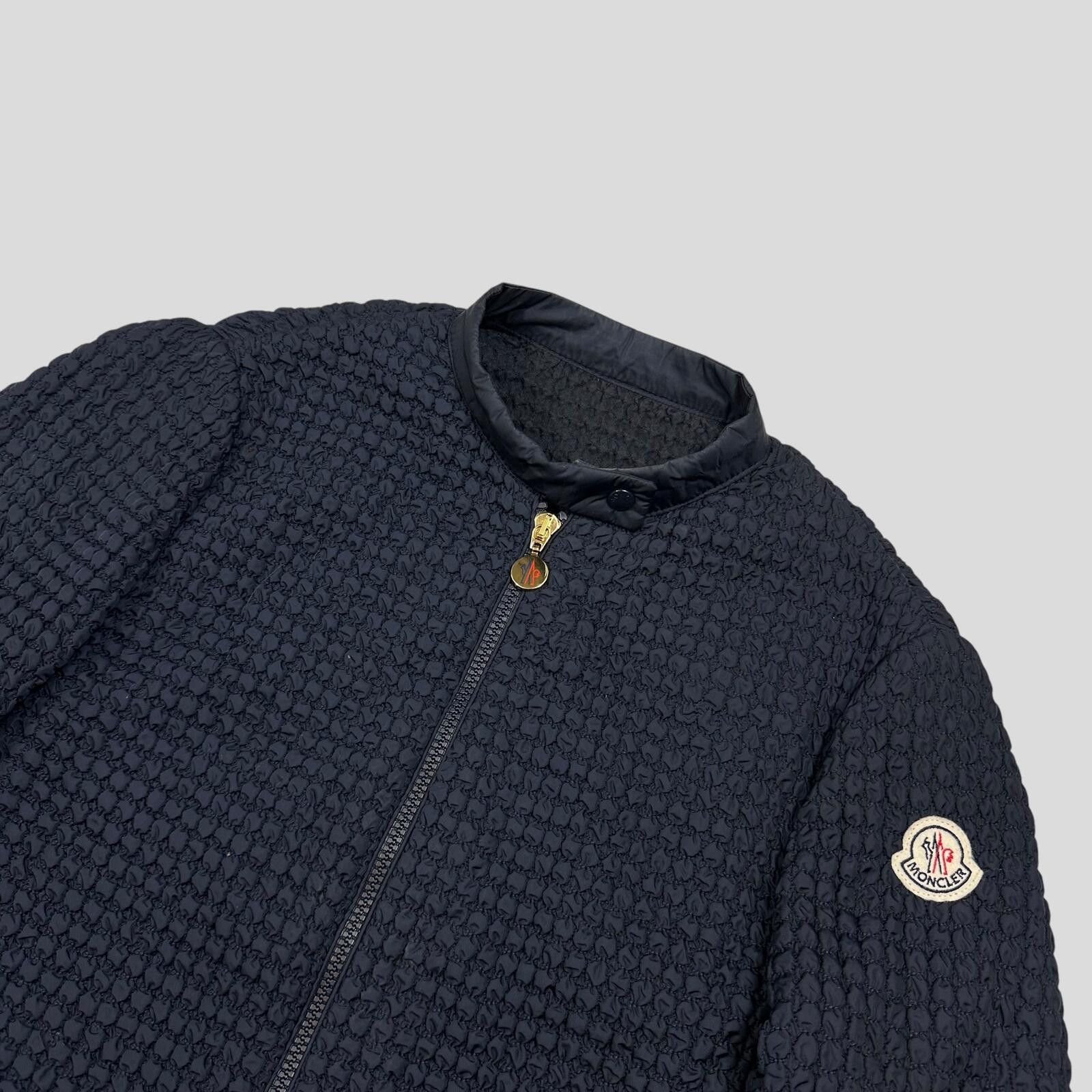 Moncler Moncler Marguerite 3D Bubble Wrap Quilted Biker Jacket - 1 Size S / US 4 / IT 40 - 2 Thumbnail