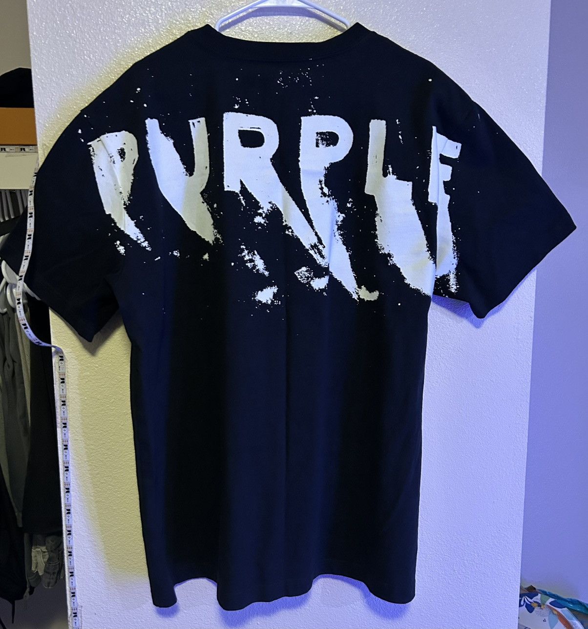 Purple Brand Purple Brand Painted Wordmark Tee Size US XL / EU 56 / 4 - 4 Thumbnail
