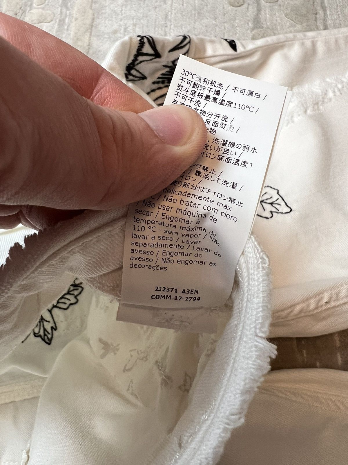 Patrizia Pepe Patricia pepe white denim pants hype sale streetwear Size 28" / US 6 / IT 42 - 8 Thumbnail