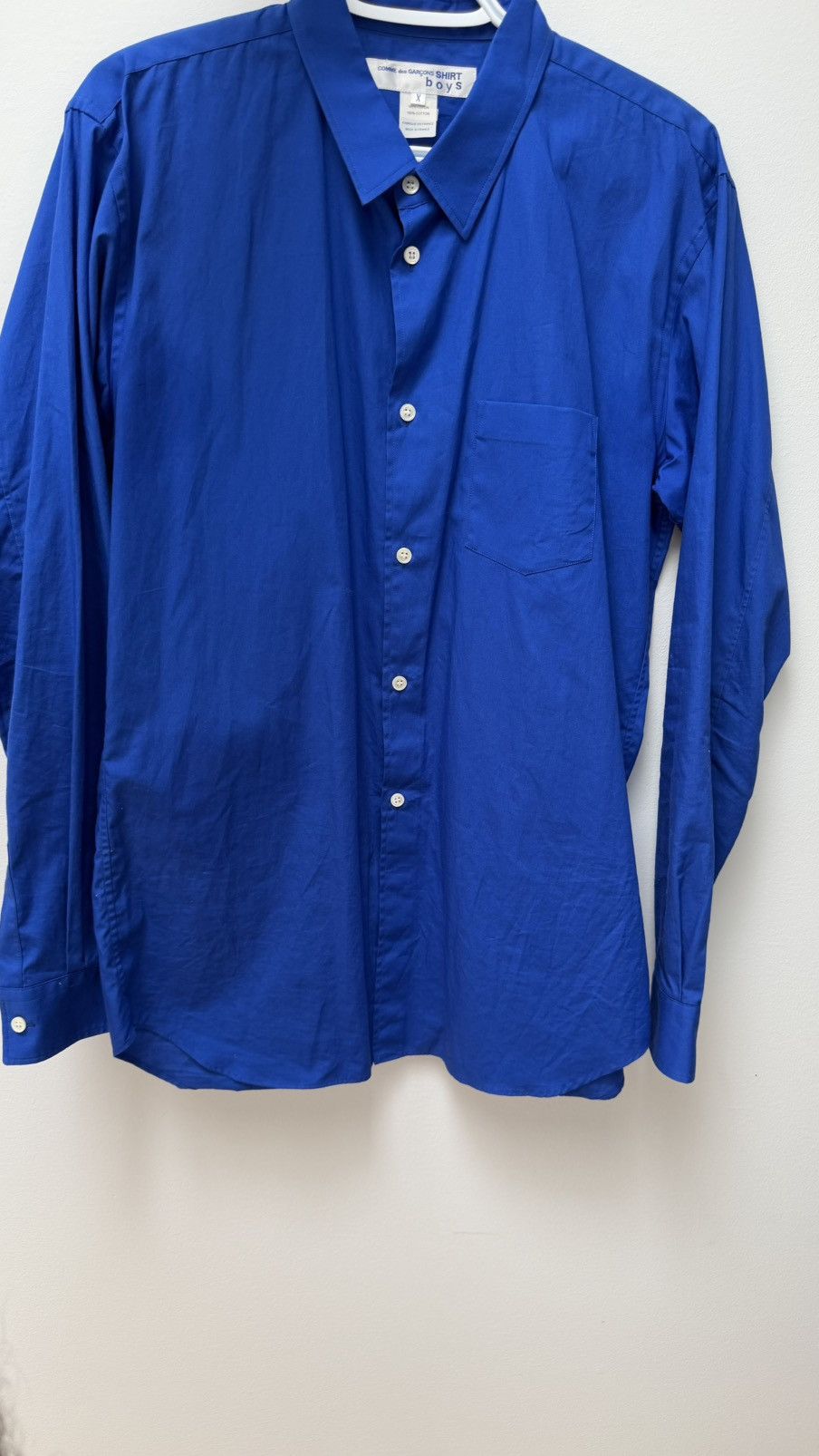 Comme des Garcons SHIRT Comme des garçons SHIRT blue shirt Size US M / EU 48-50 / 2 - 1 Thumbnail