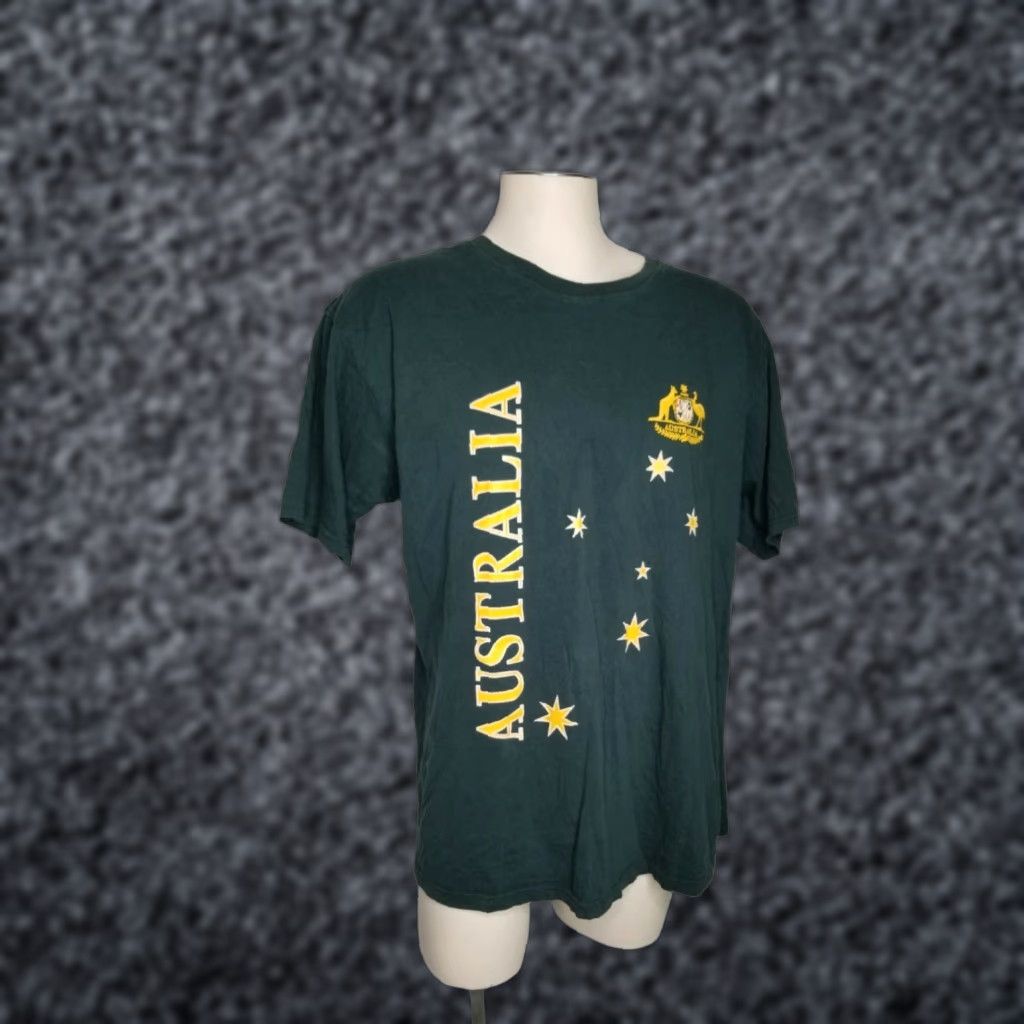 Vintage Faded Distressed Flag T-shirt 3XL Australia Aussie Country Travel Souvenir Mens Size US XXL / EU 58 / 5 - 1 Thumbnail