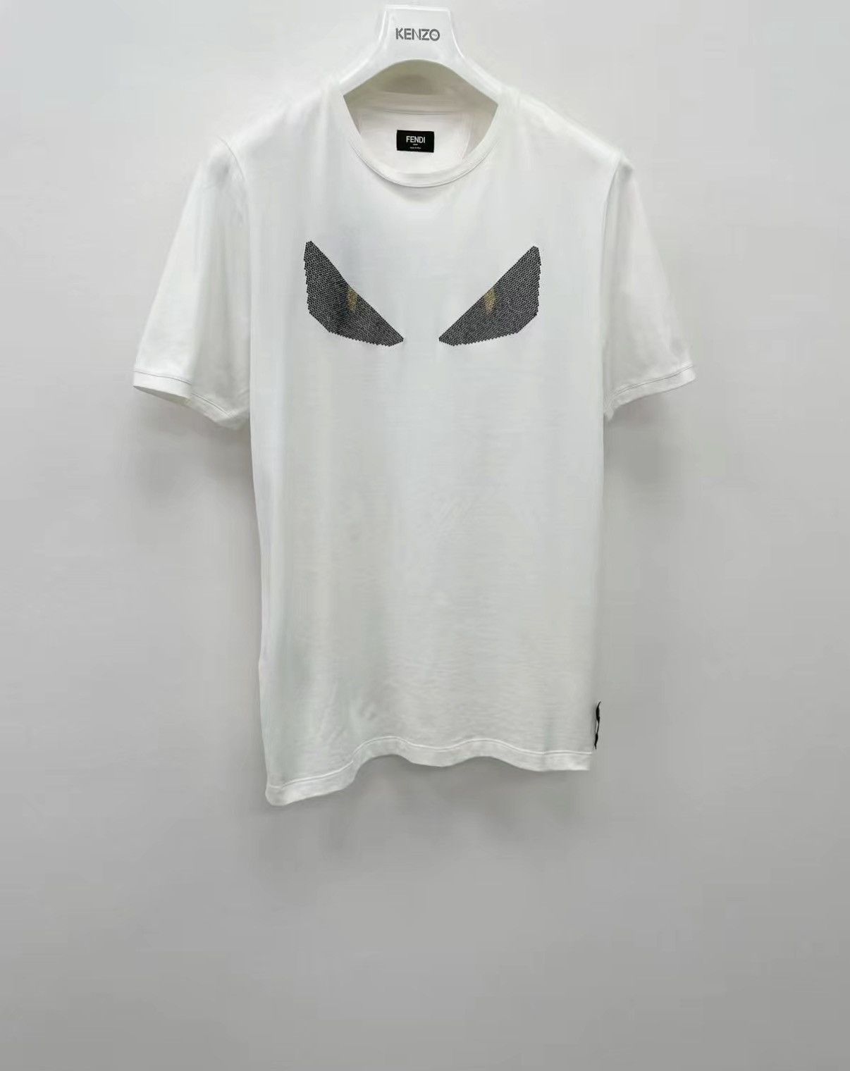 Fendi FENDI Rhinestone Short Sleeve T-shirt J30 Size US L / EU 52-54 / 3 - 2 Thumbnail