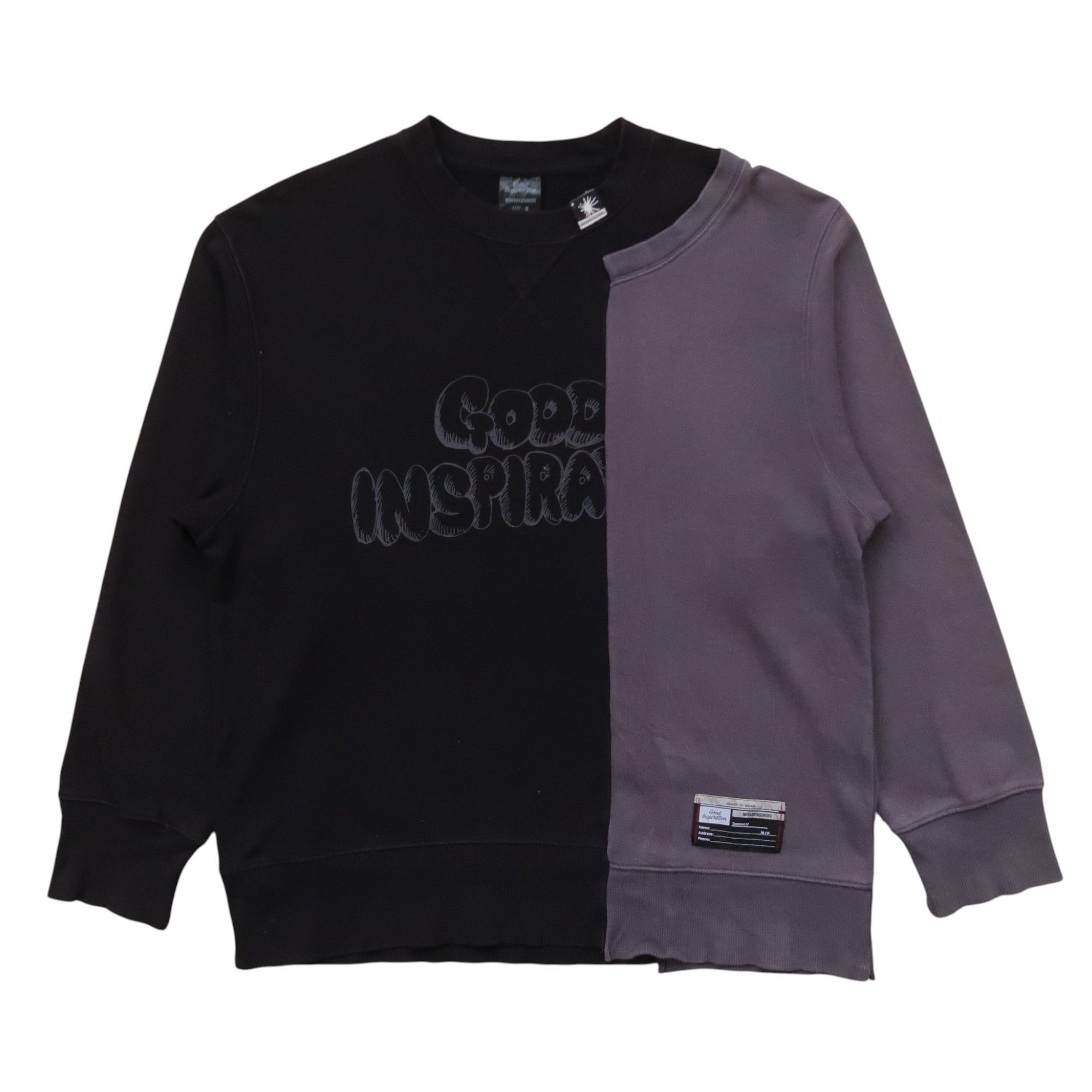 GU × Maison MIHARA YASUHIRO GU x Maison Mihara Yasuhiro Patchwork Cut & Sew Sweatshirt Size US M / EU 48-50 / 2 - 1 Thumbnail