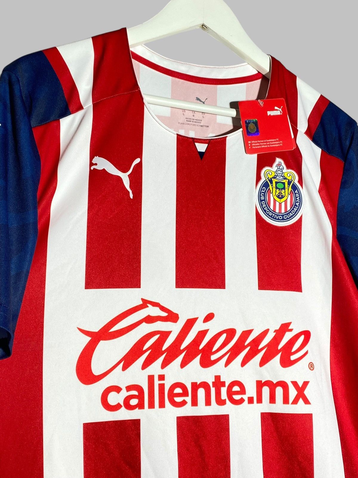 Puma New Puma Chivas de Guadalajara 2021 2022 Home Football Shirt Size US L / EU 52-54 / 3 - 5 Thumbnail
