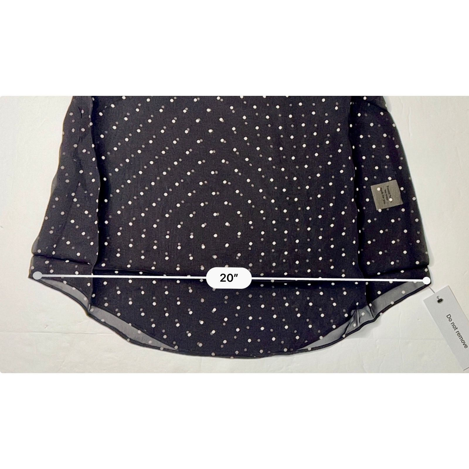 Other Rumored Old Fashion Classic Dot Tank Top SMALL Black Indie Size S / US 4 / IT 40 - 5 Thumbnail