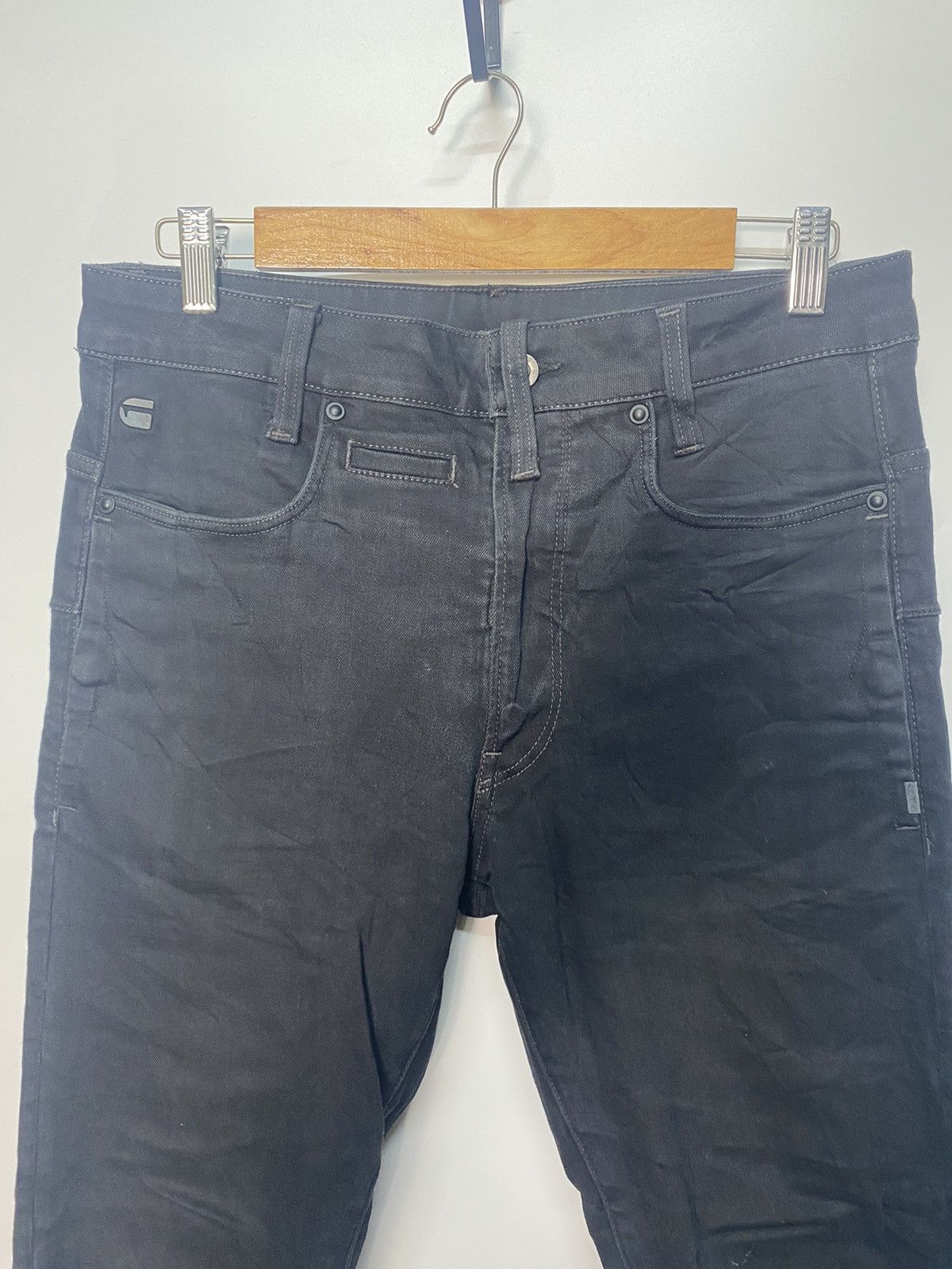 G-Star × Japanese Brand G Star Raw D-Staq 3D Super Slim Stretch Denim Jeans Pants Size US 32 / EU 48 - 7 Thumbnail