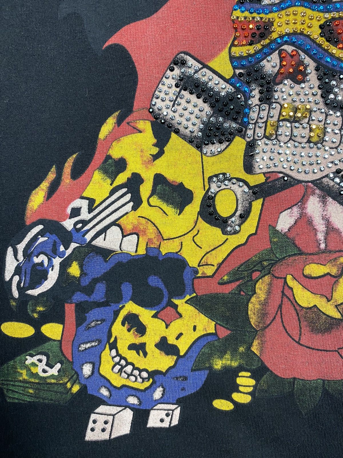 Ed Hardy Vintage Y2K Ed Hardy By Christian Audigier Germany T Shirt Size US L / EU 52-54 / 3 - 10 Thumbnail