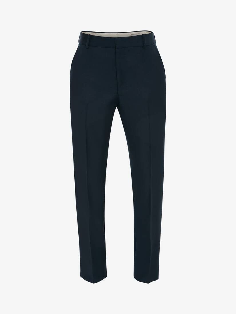 Alexander McQueen o1srvl11e0226 Twin Needle Harness Pants In Navy Size US 32 / EU 48 - 1 Preview