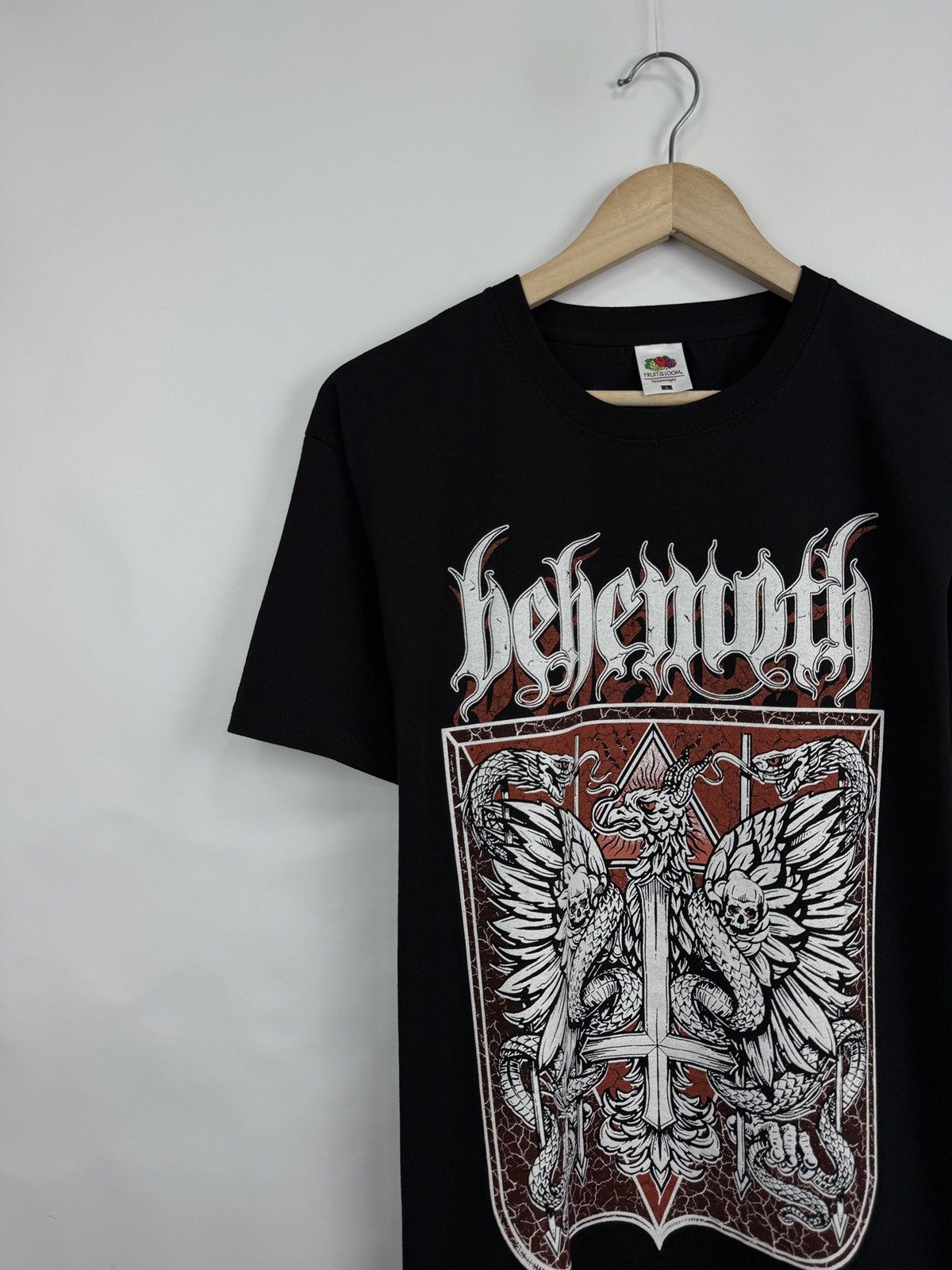 Fruit Of The Loom 🇵🇱 Vintage Y2K Behemoth Blackened Death Metal T-shirt Black Size US XL / EU 56 / 4 - 2 Thumbnail