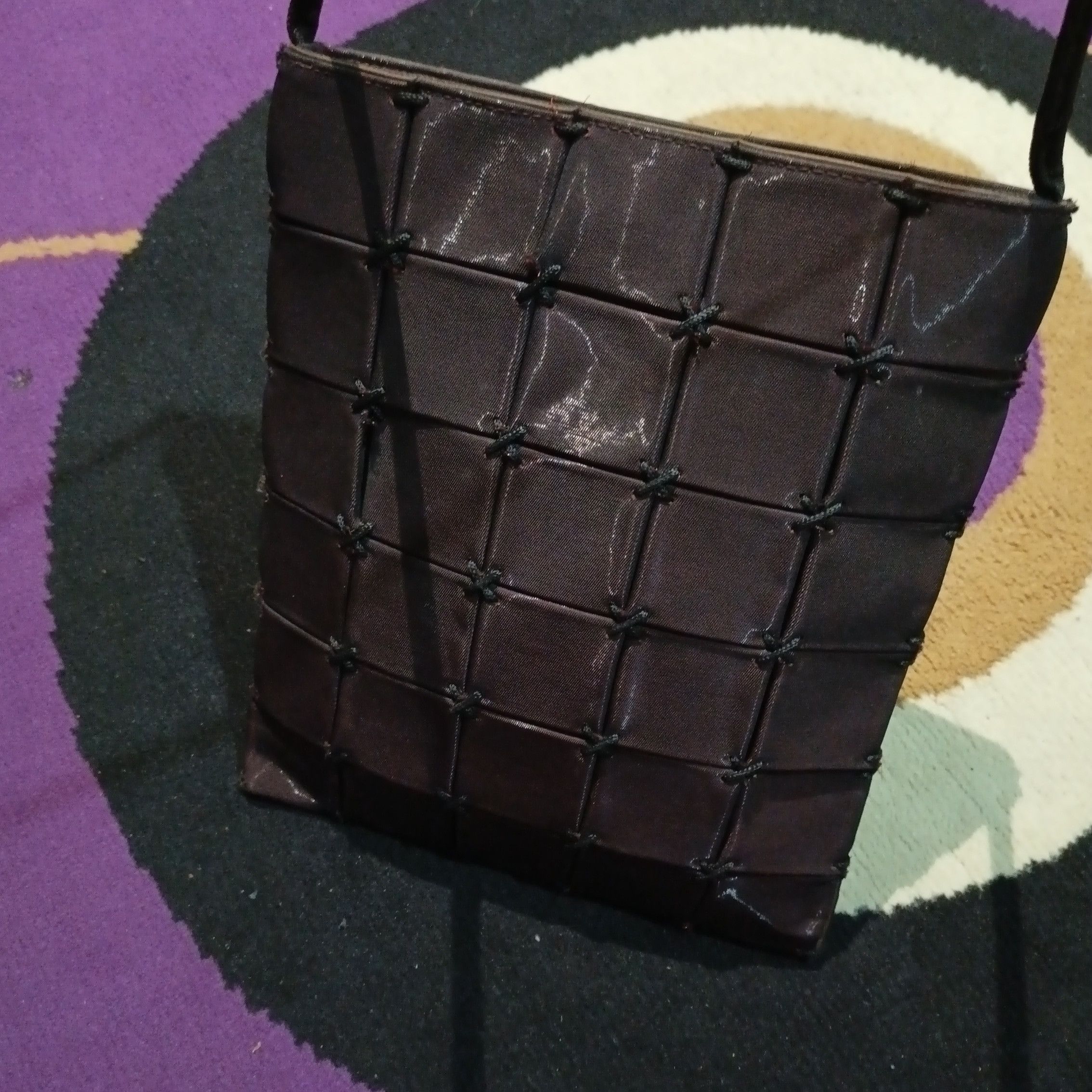 Japanese Brand × Vintage Intreccio Crossbody Bag in Brown Unlined intreccio Size ONE SIZE - 3 Thumbnail