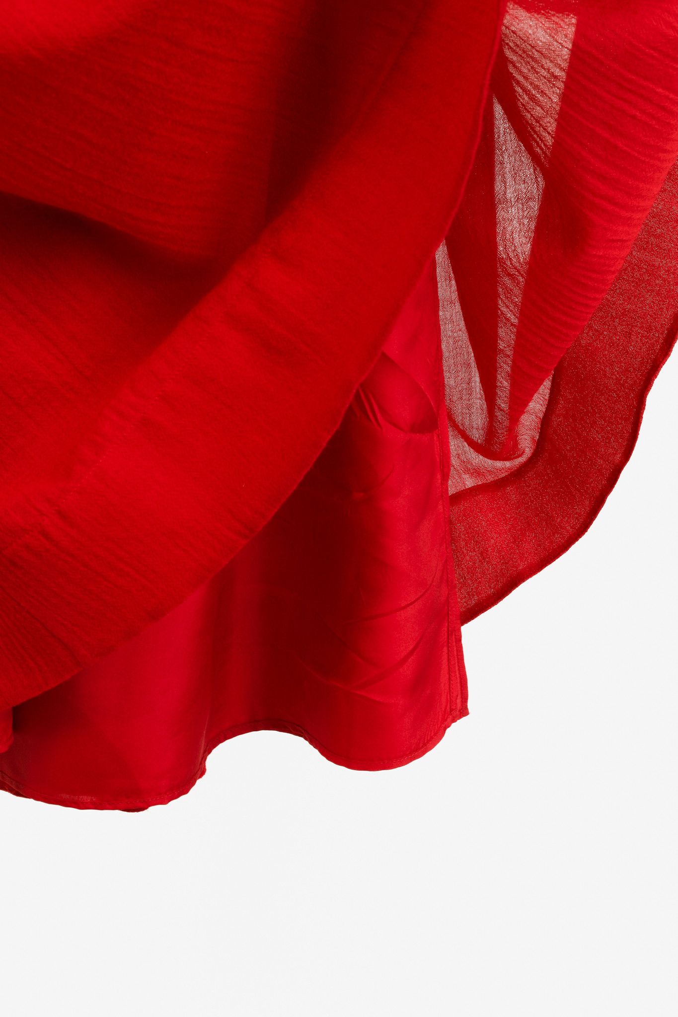 Chloe Chloe Red Crush Smocked Off-The-Shoulder Maxi Dress Size S / US 4 / IT 40 - 9 Thumbnail