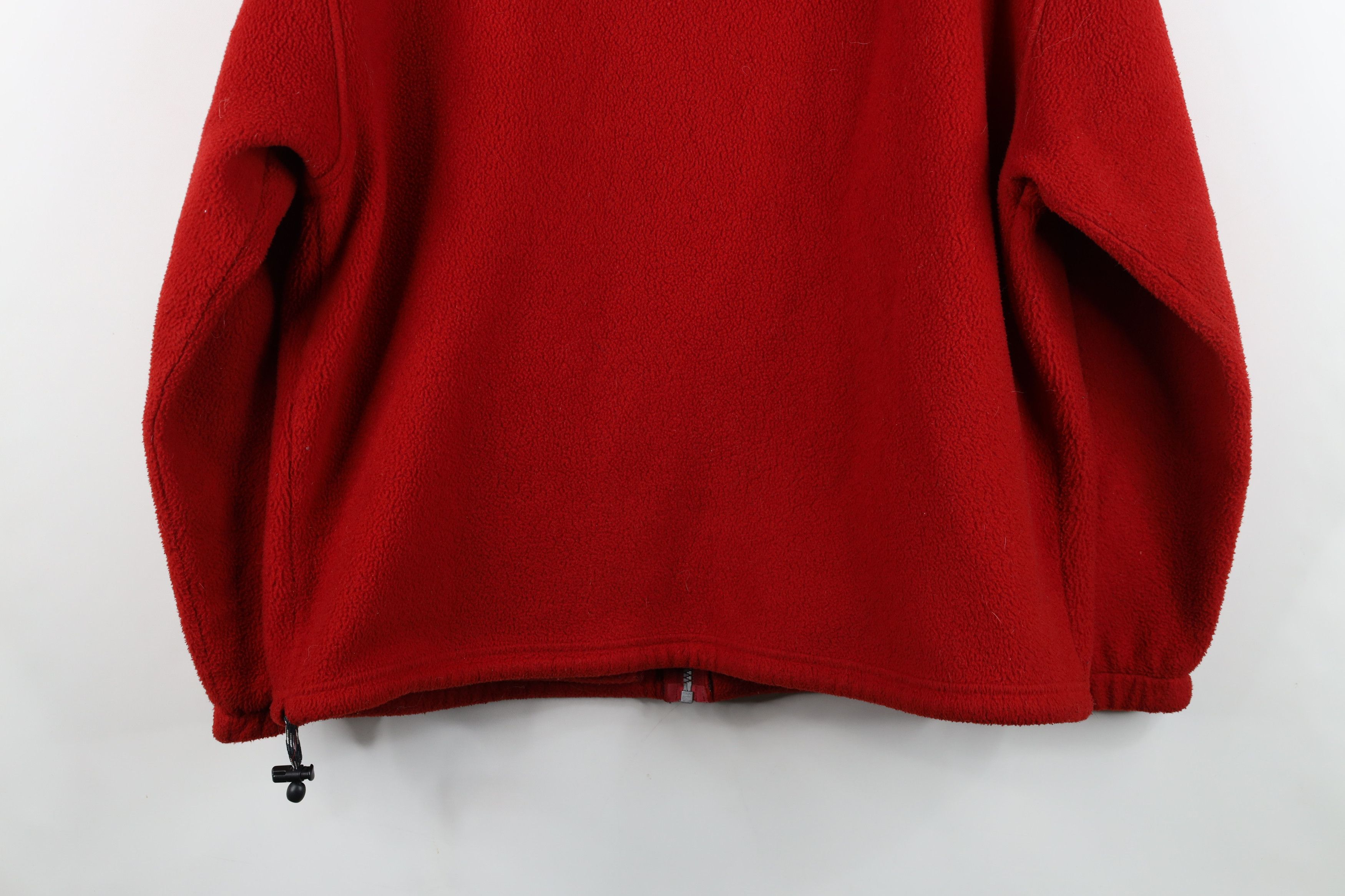 Vintage Vintage 90s Roots Tech Park City Utah Fleece Jacket Red Size US M / EU 48-50 / 2 - 14 Thumbnail