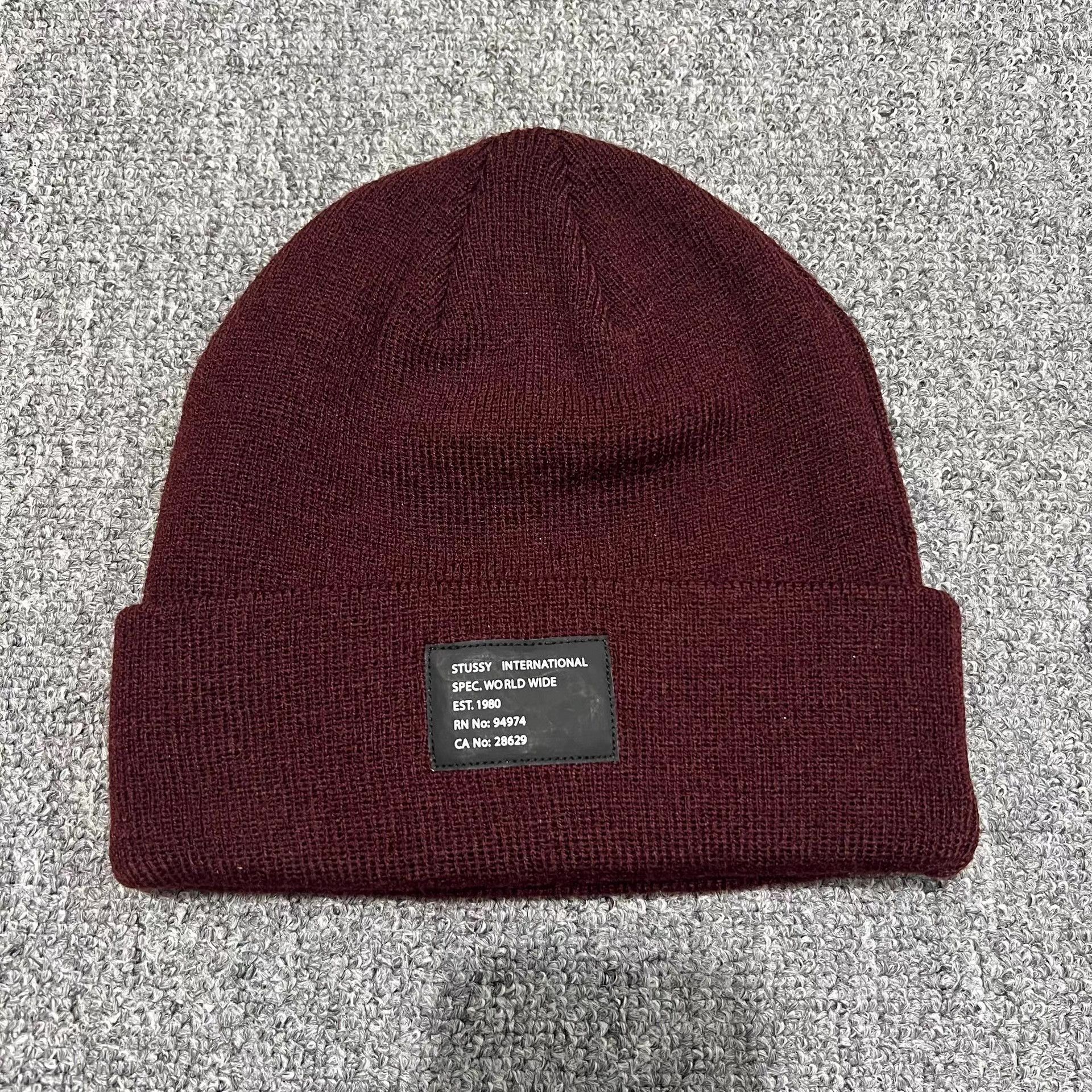 Stussy Stussy Vintage Patch Logo Knit Beanie Q7 Size ONE SIZE - 9 Thumbnail