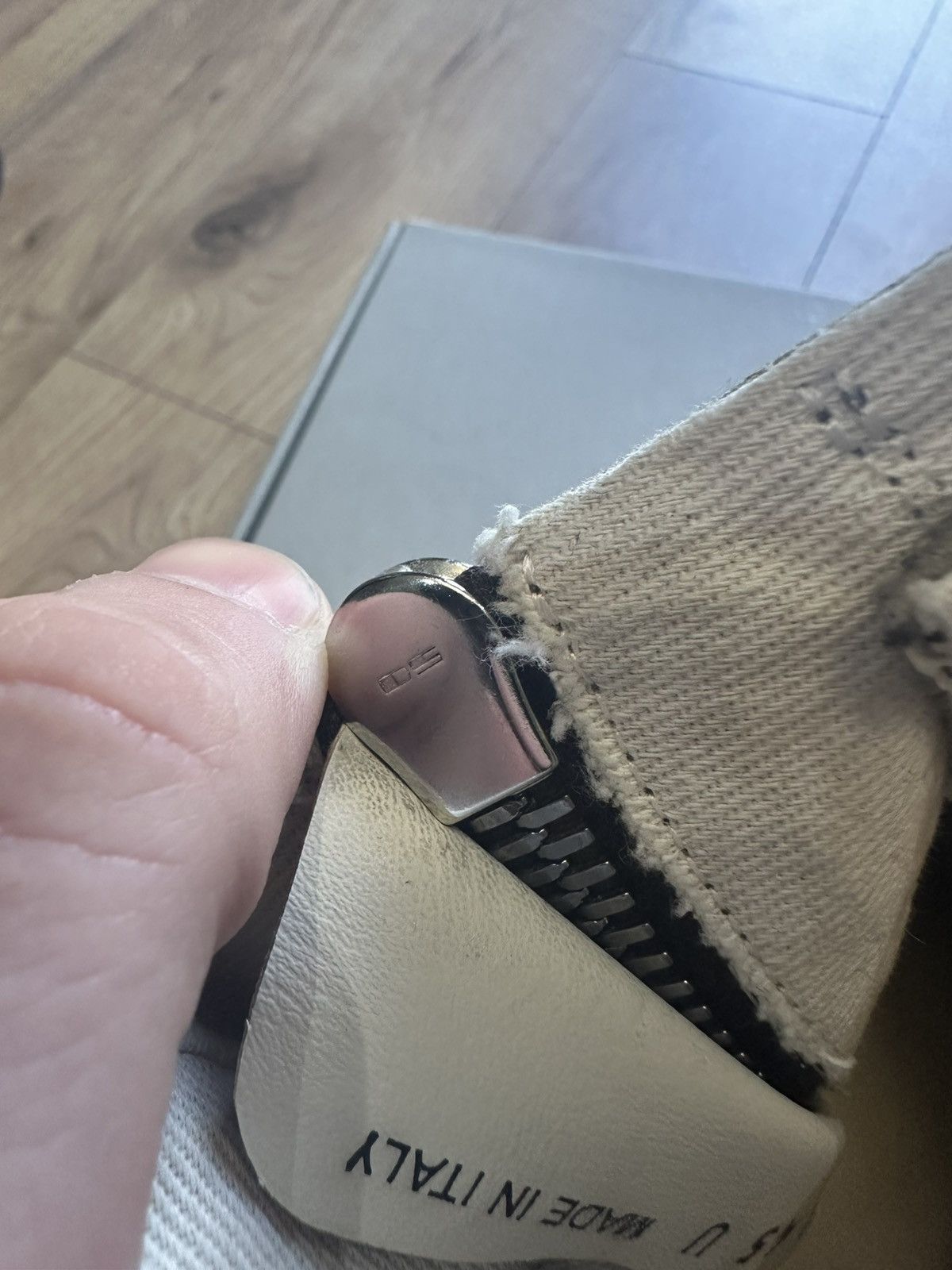 Rick Owens Drkshdw Rick Owens DRKSHDW Abstract Ramones Size US 12 / EU 45 - 10 Thumbnail