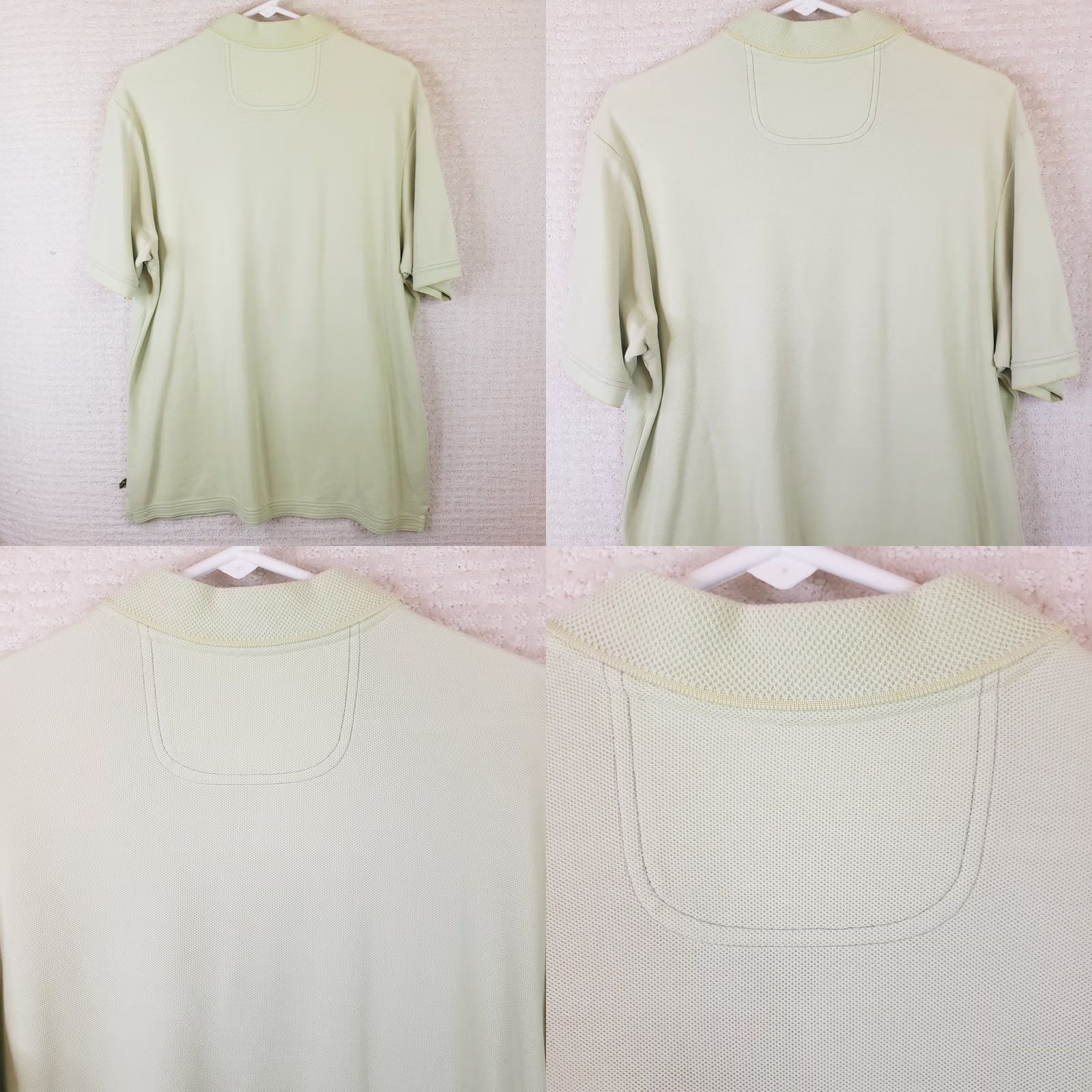 Tommy Bahama Tommy Bahama Polo Shirt Men Short Sleeve Supima Cotton Light Green M Regular Knit Solid Shirt Size US M / EU 48-50 / 2 - 8 Thumbnail