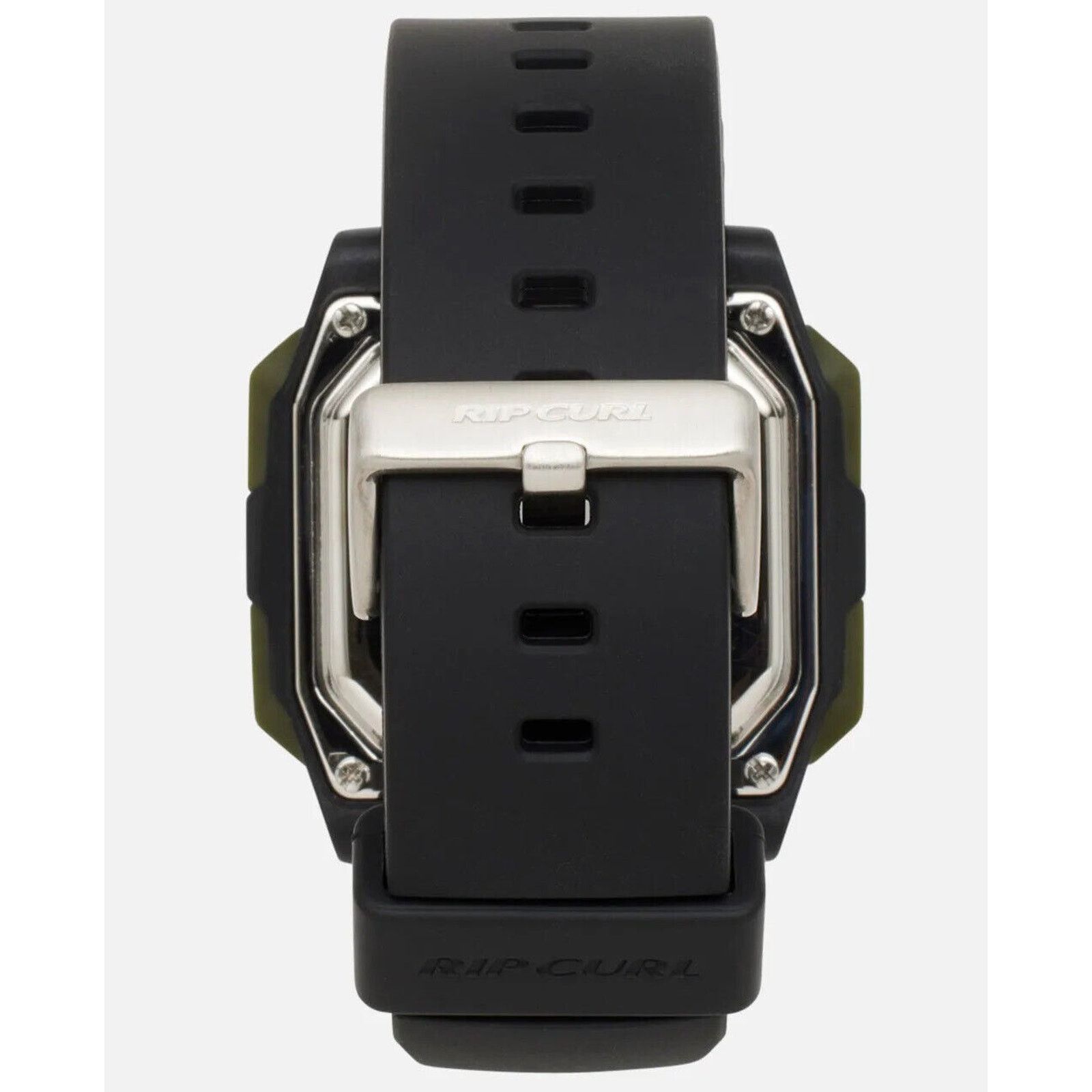 Rip Curl Rip Curl Mens Odyssey Surf Tide Digital Watch in Black/Olive Size ONE SIZE - 4 Thumbnail