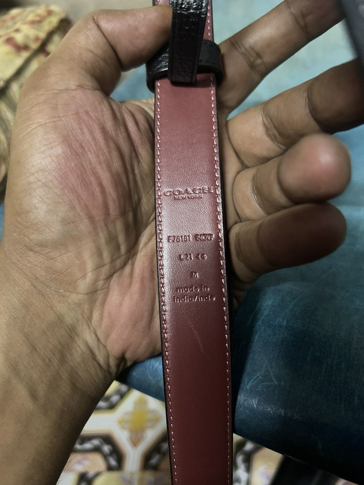 Coach Coach Horse And Carriage Leather Belt Size ONE SIZE - 7 Thumbnail