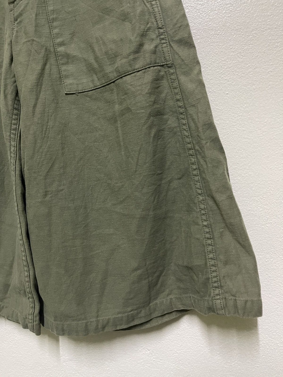 Beams Plus Beams Army Short Wide Leg Pants Size 28" / US 6 / IT 42 - 6 Thumbnail