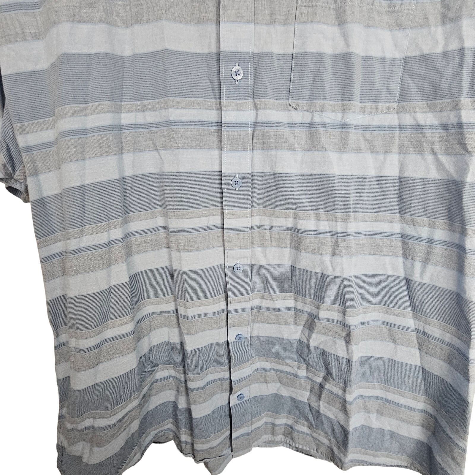 TravisMathew Travis Mathew Mens Striped Button Shirt Size XXL Casual Size US XL / EU 56 / 4 - 3 Thumbnail