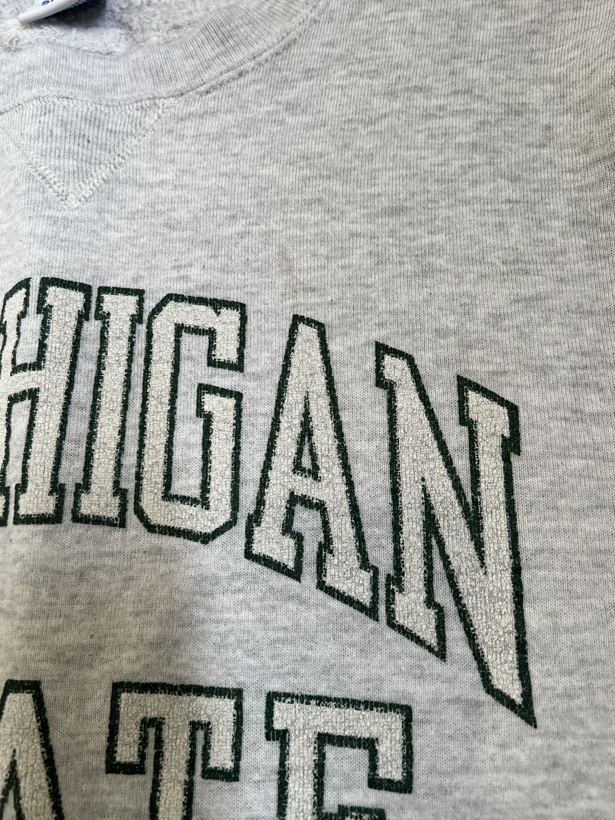 Russell Athletic Vintage michigan state russel athletic sweater Size US L / EU 52-54 / 3 - 3 Thumbnail