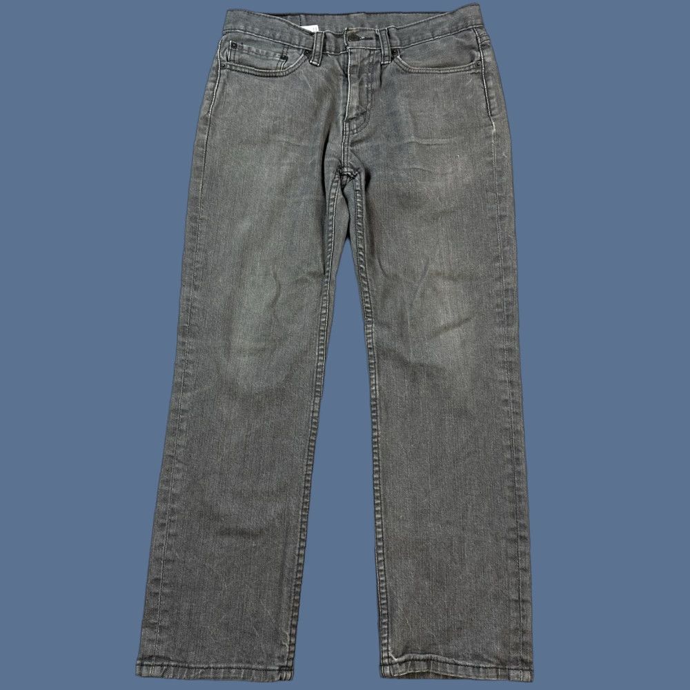 Levi's Levi's 514 Jeans Mens 32x28 Charcoal Wash Denim Straight Fit Stretch Casual Jeans Size US 32 / EU 48 - 1 Thumbnail