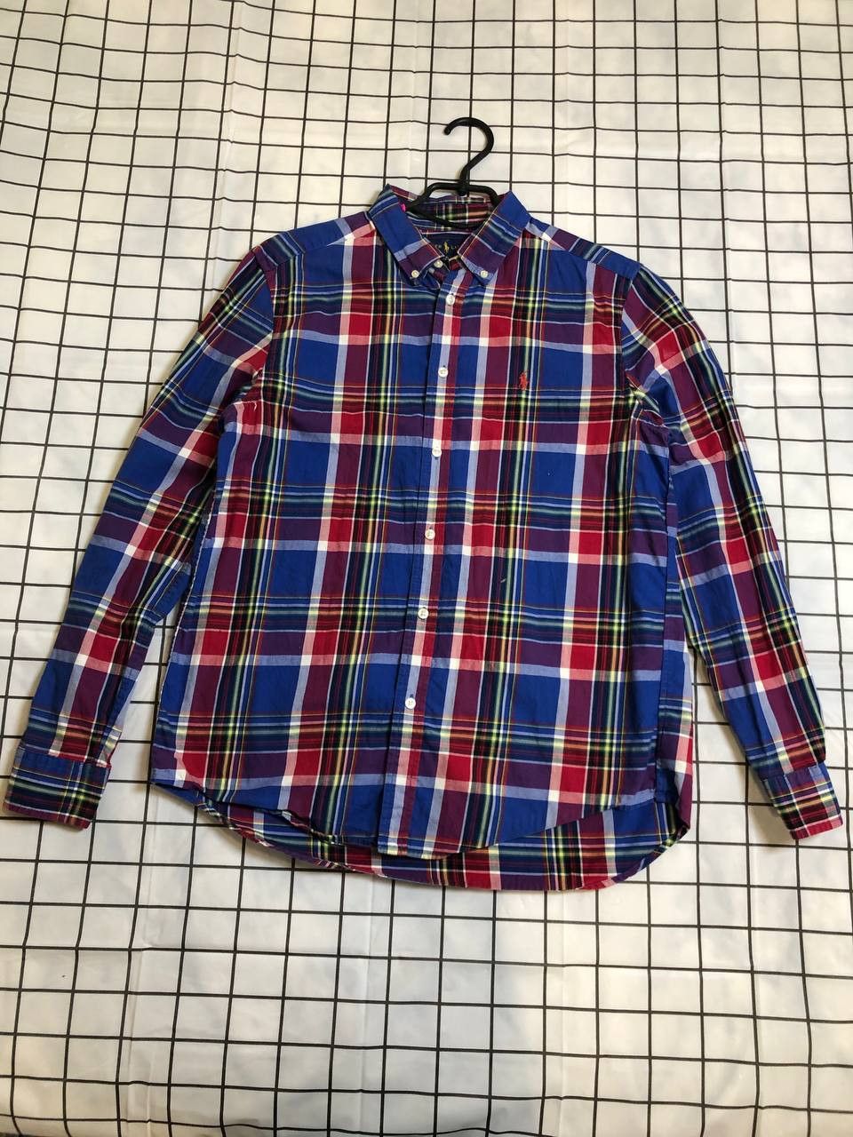 Polo Ralph Lauren Ralph Lauren Mens Shirt Plaid Madras Color Block Colored Size US S / EU 44-46 / 1 - 1 Thumbnail