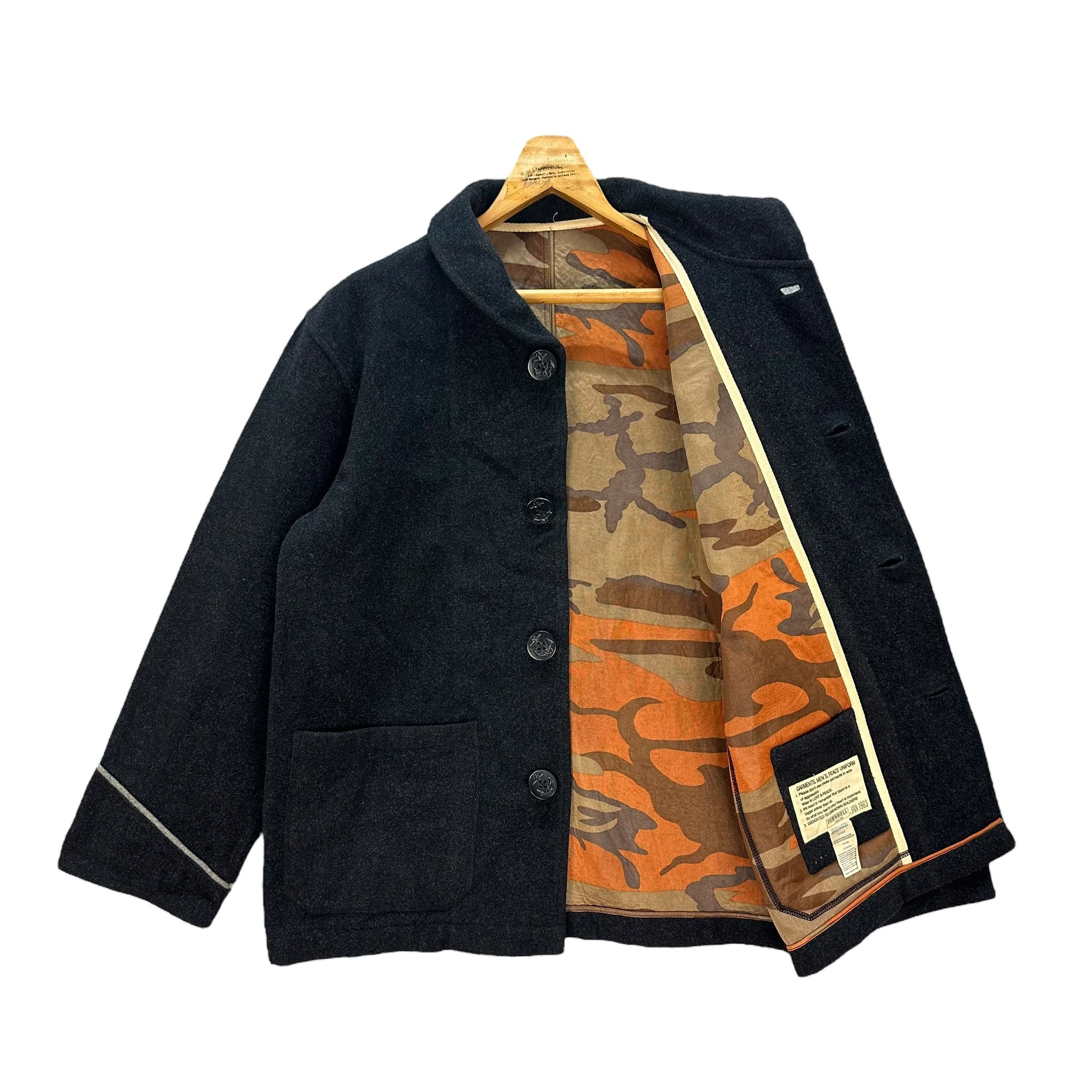 JOHN BULL CAMO LINED WOOL WORKWEAR JACKET #8811-028