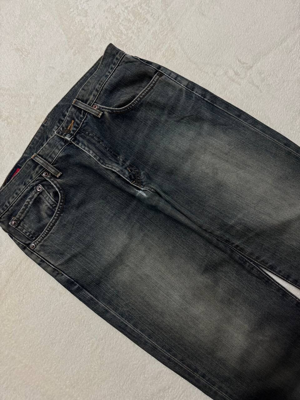 Edwin SICK Vintage Edwin Rusty Mudwash Distress Regular Dark Jean Size US 32 / EU 48 - 6 Thumbnail