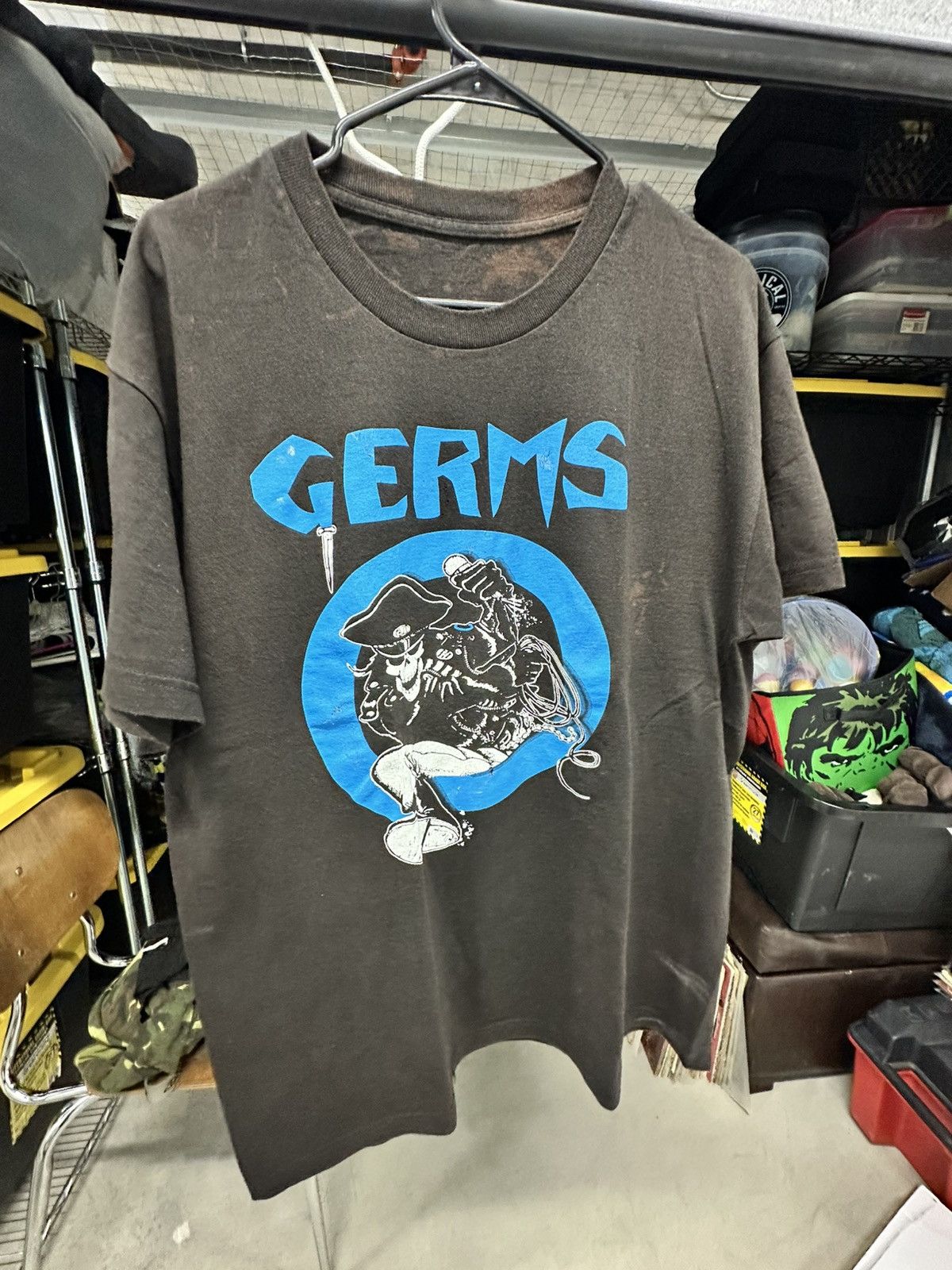 Vintage The Germs Punk T- Shirt Sz Large Size US L / EU 52-54 / 3 - 2 Thumbnail
